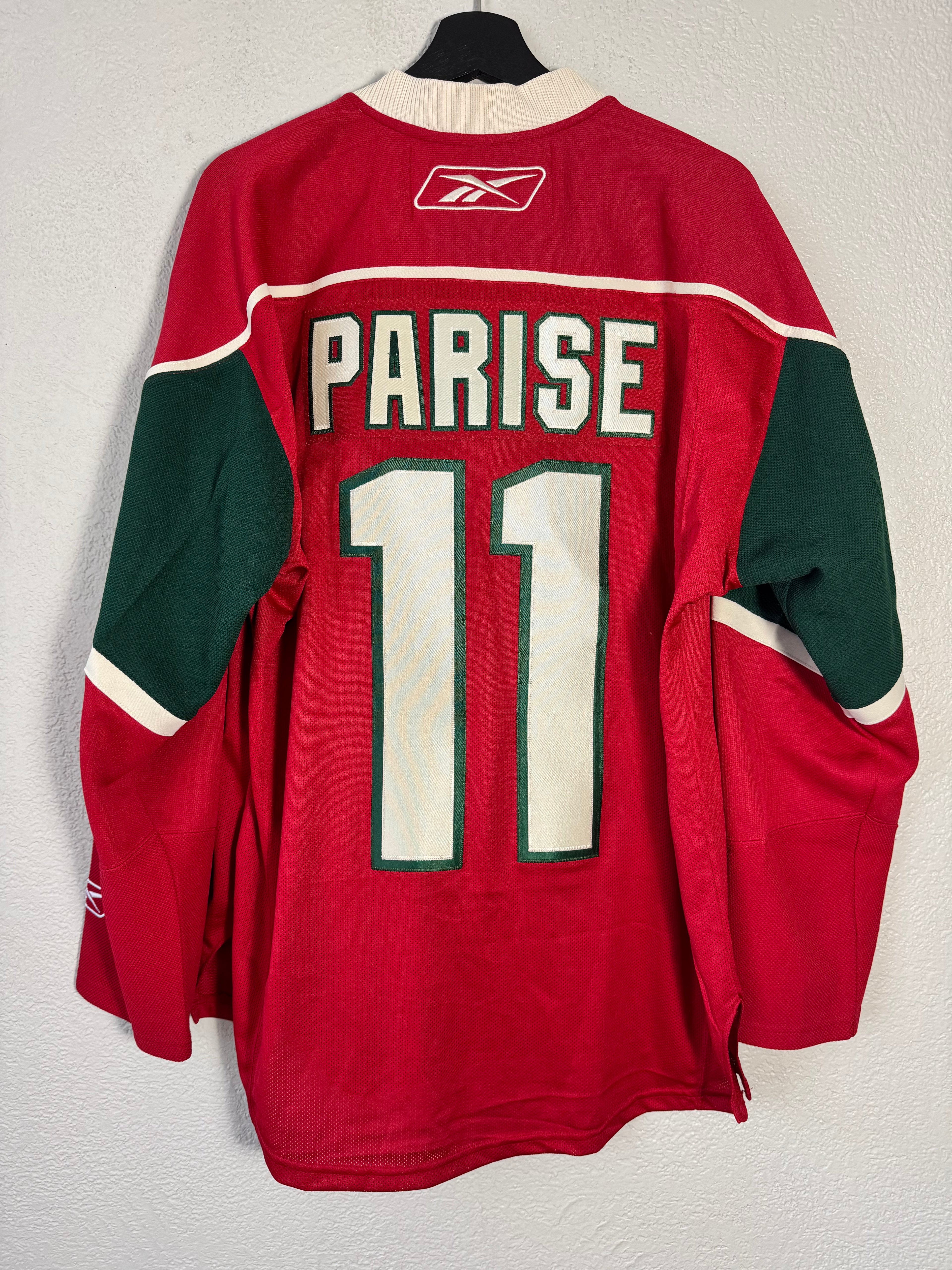 NHL Minnesota Wild Zack Parise #11 Hockey A Jersey Reebok Red Size Medium