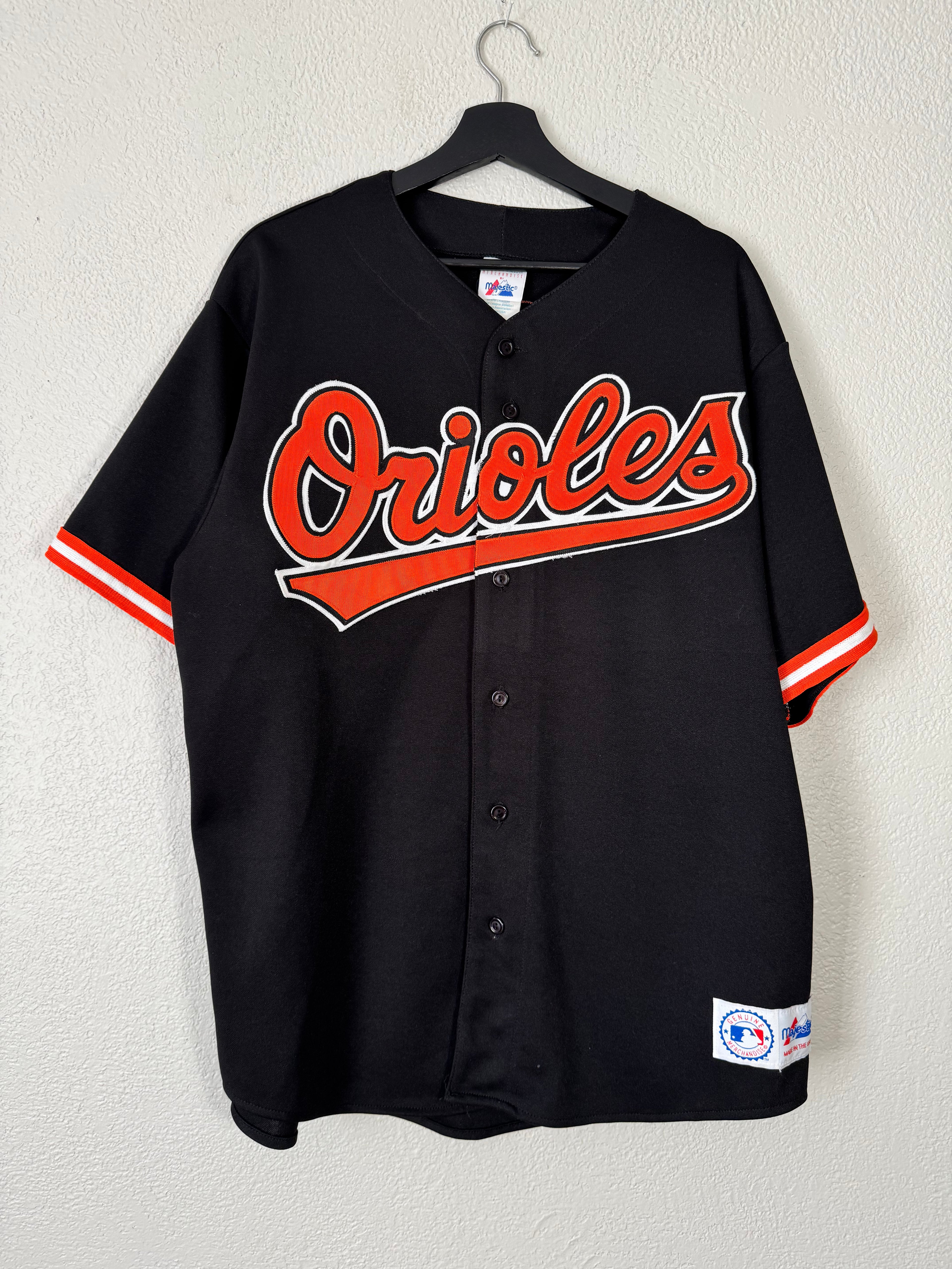 Vintage Baltimore Orioles Cal Ripken Jr. Majestic MLB Baseball Jersey Size Large