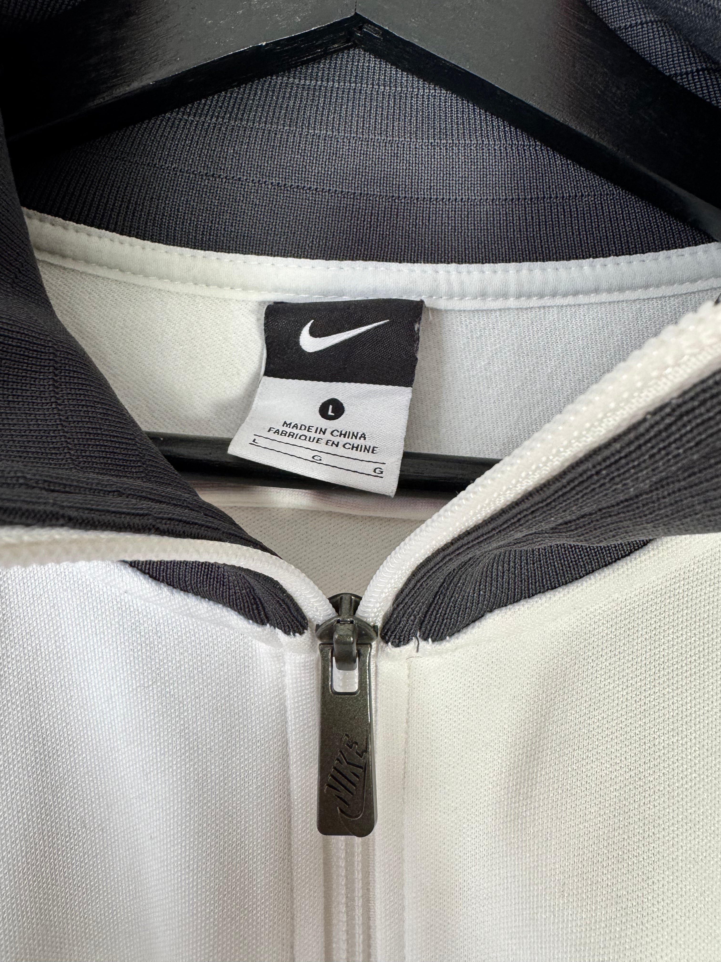 Nike Soccer Manchester United Track Jacket Full-Zip White Black Red Size Large