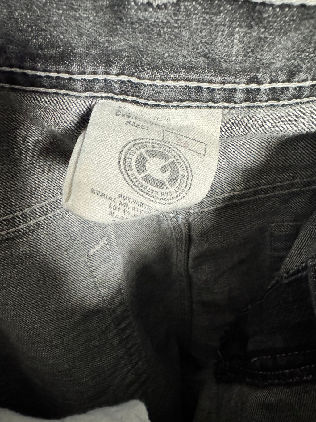 G-Unit Jean Shorts Black Baggy VTG Hip Hop Y2K Size 36
