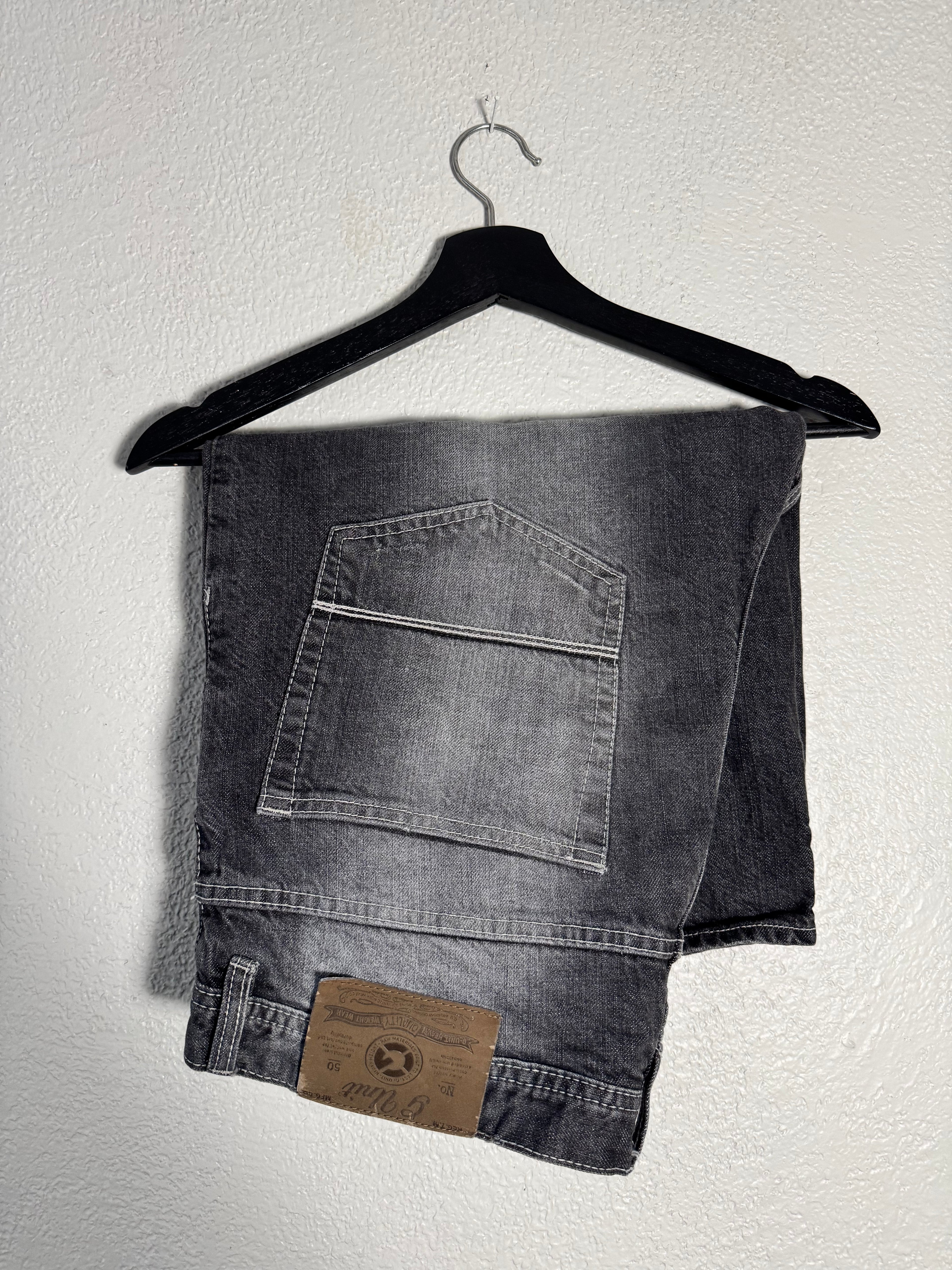 G-Unit Jean Shorts Black Baggy VTG Hip Hop Y2K Size 36