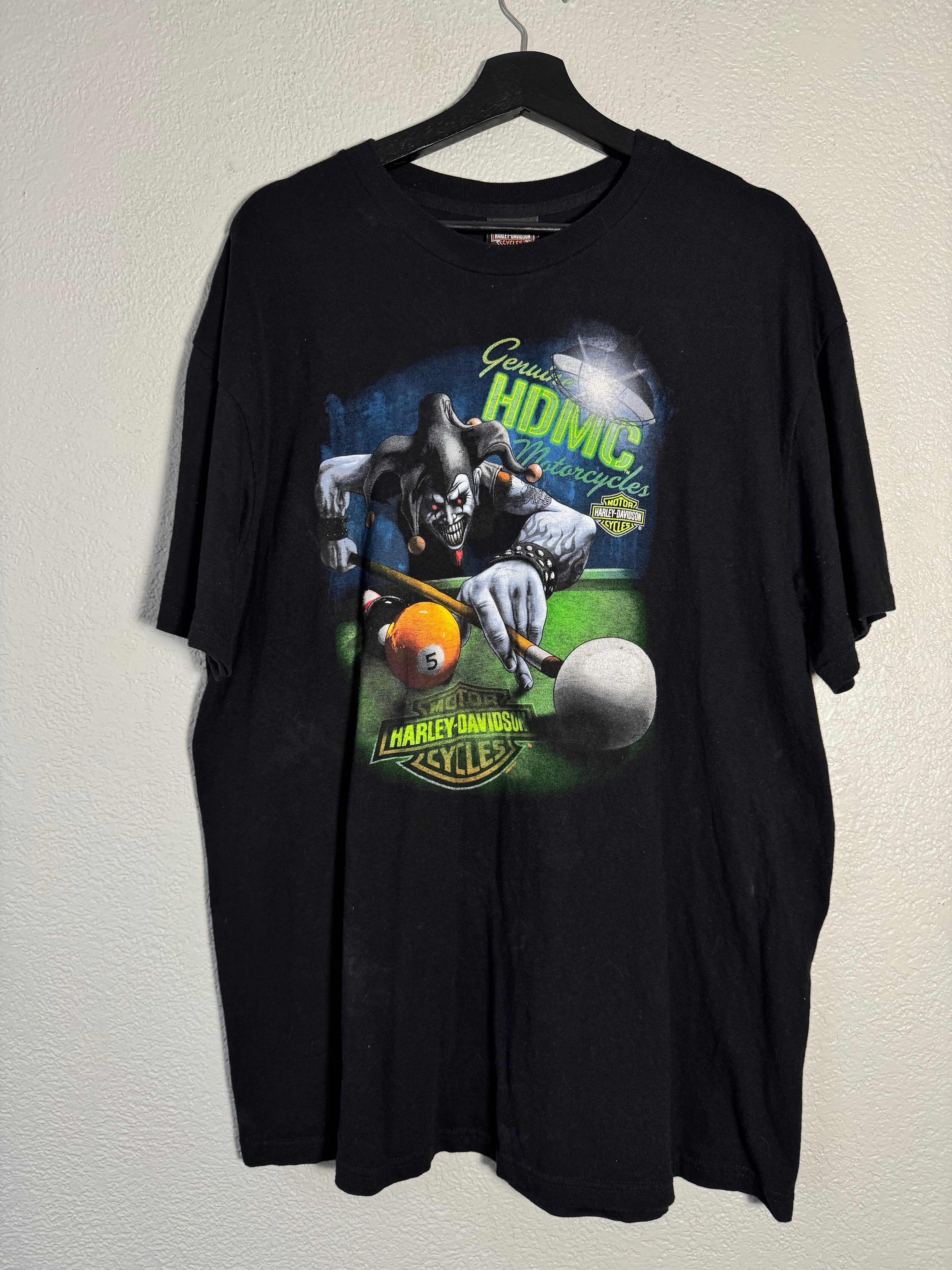 Harley Davidson 2015 Joker Pool Shirt Size XL
