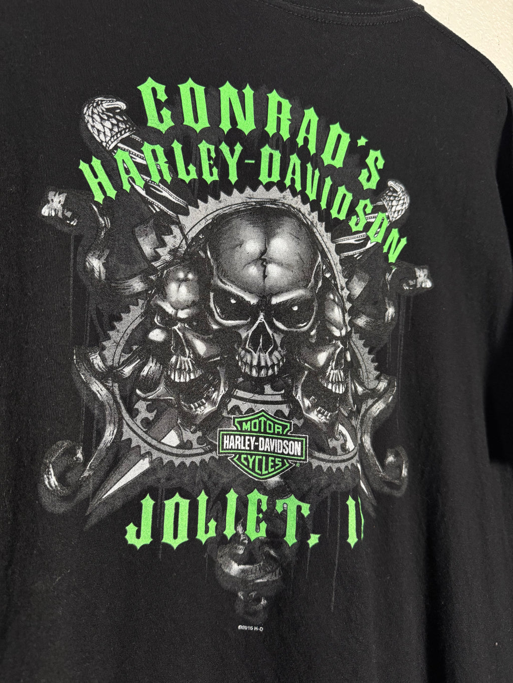 Harley Davidson 2015 Joker Pool Shirt Size XL