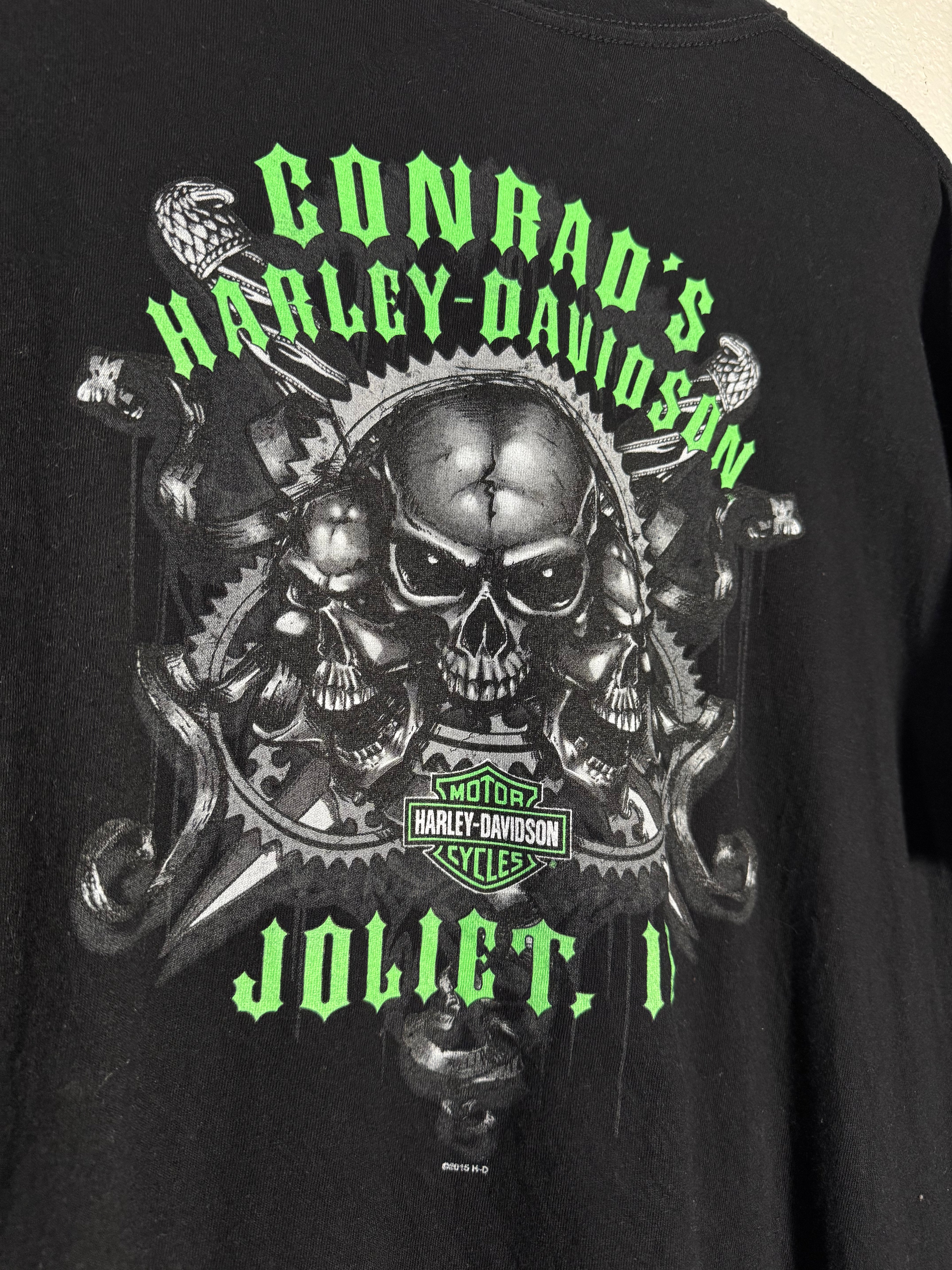 Harley Davidson 2015 Joker Pool Shirt Size XL