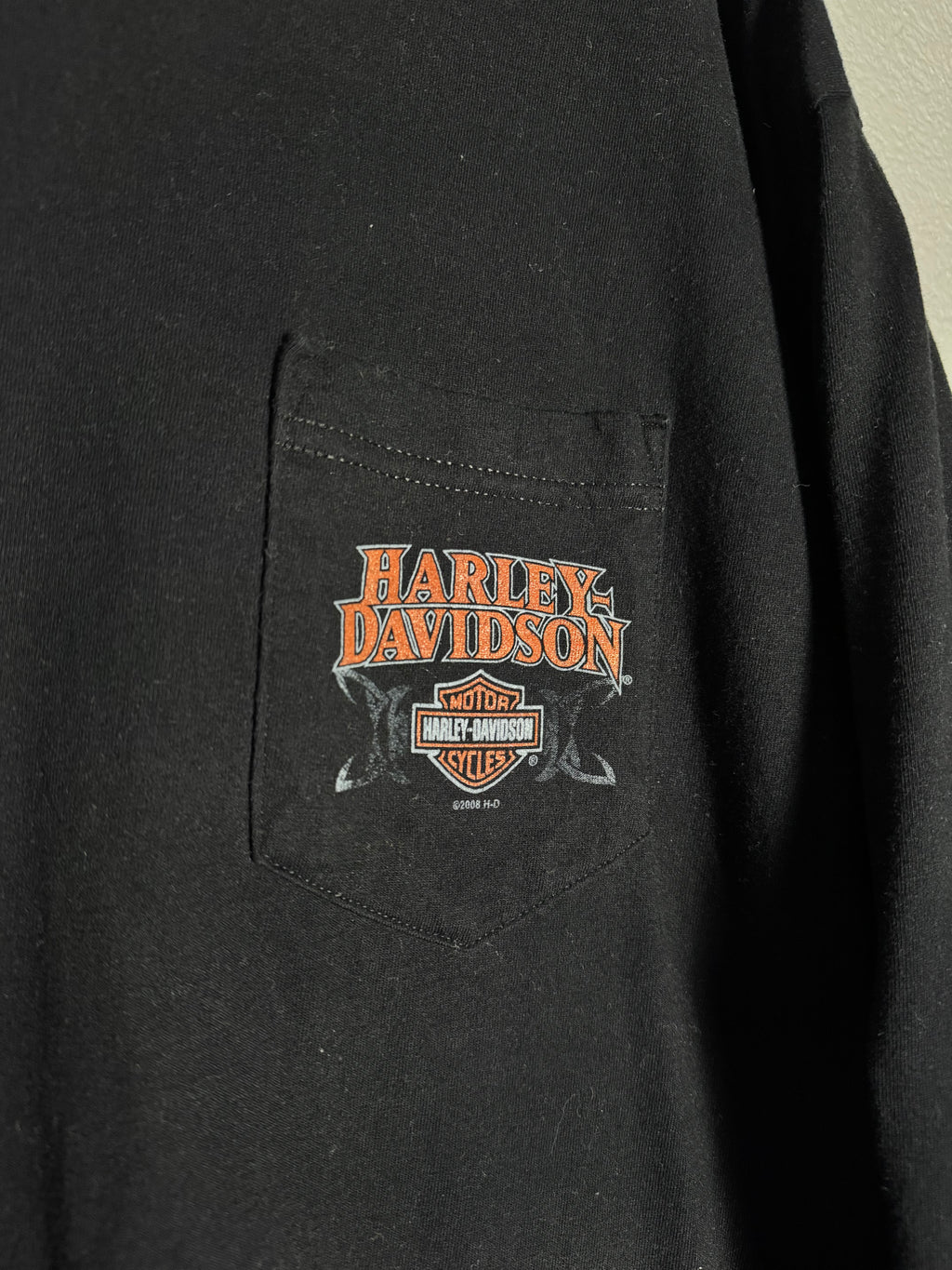 Vintage Harley Davidson 2006 Dubai Long-Sleeve Flames Size XL