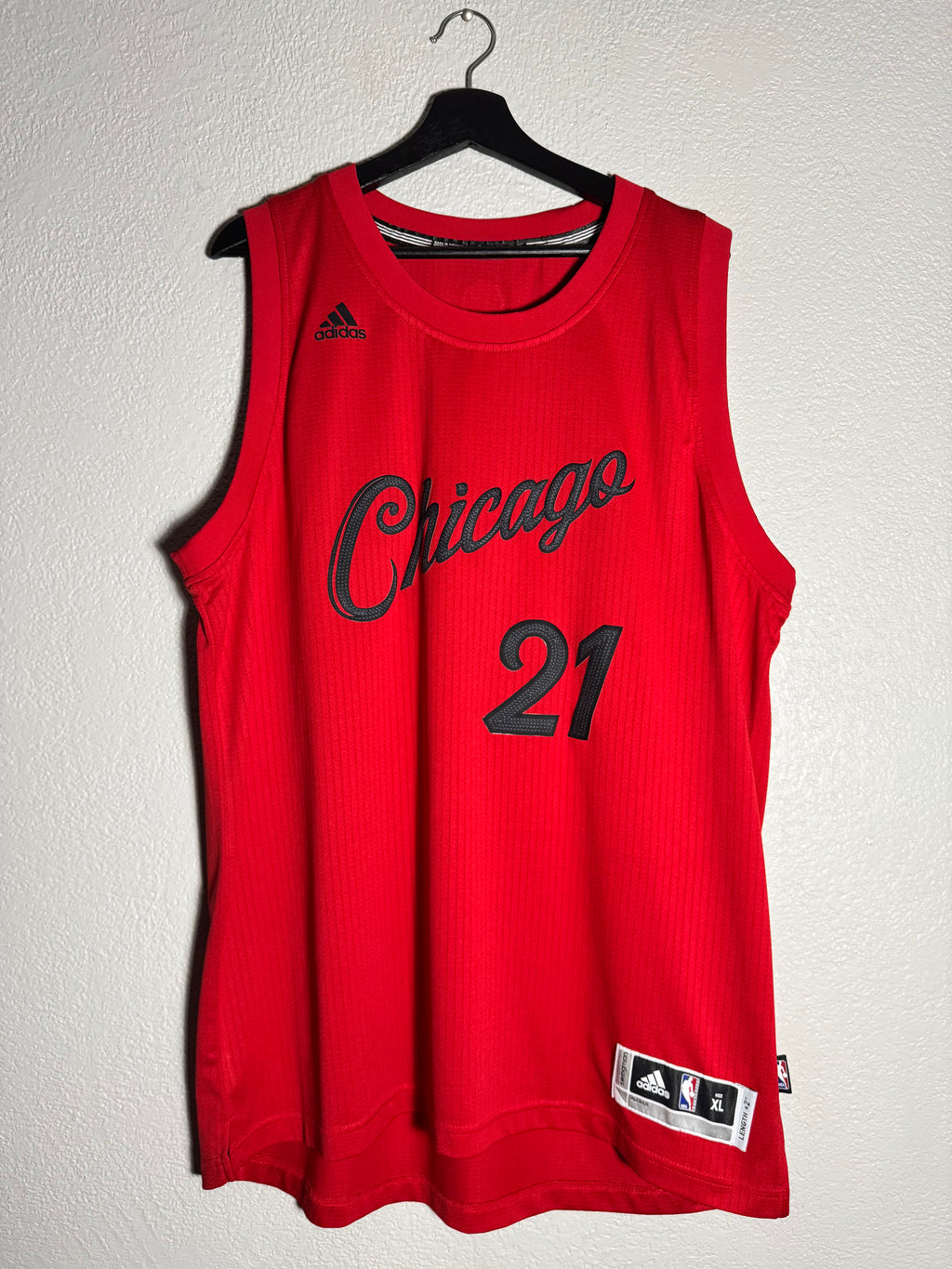 Rare Adidas NBA Jimmy Butler 2016 Chicago Bulls Christmas Day Jersey Size XL