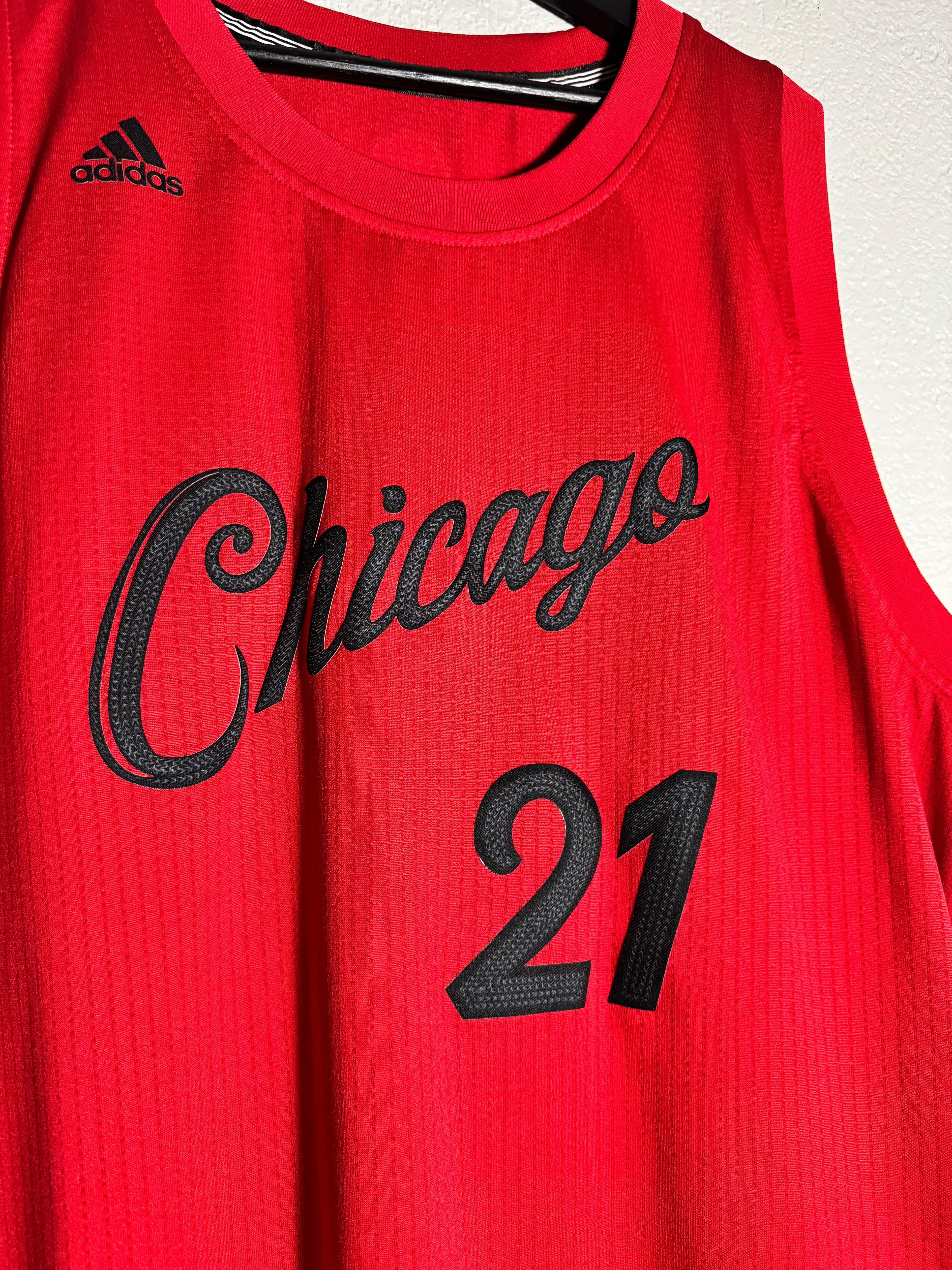 Rare Adidas NBA Jimmy Butler 2016 Chicago Bulls Christmas Day Jersey Size XL