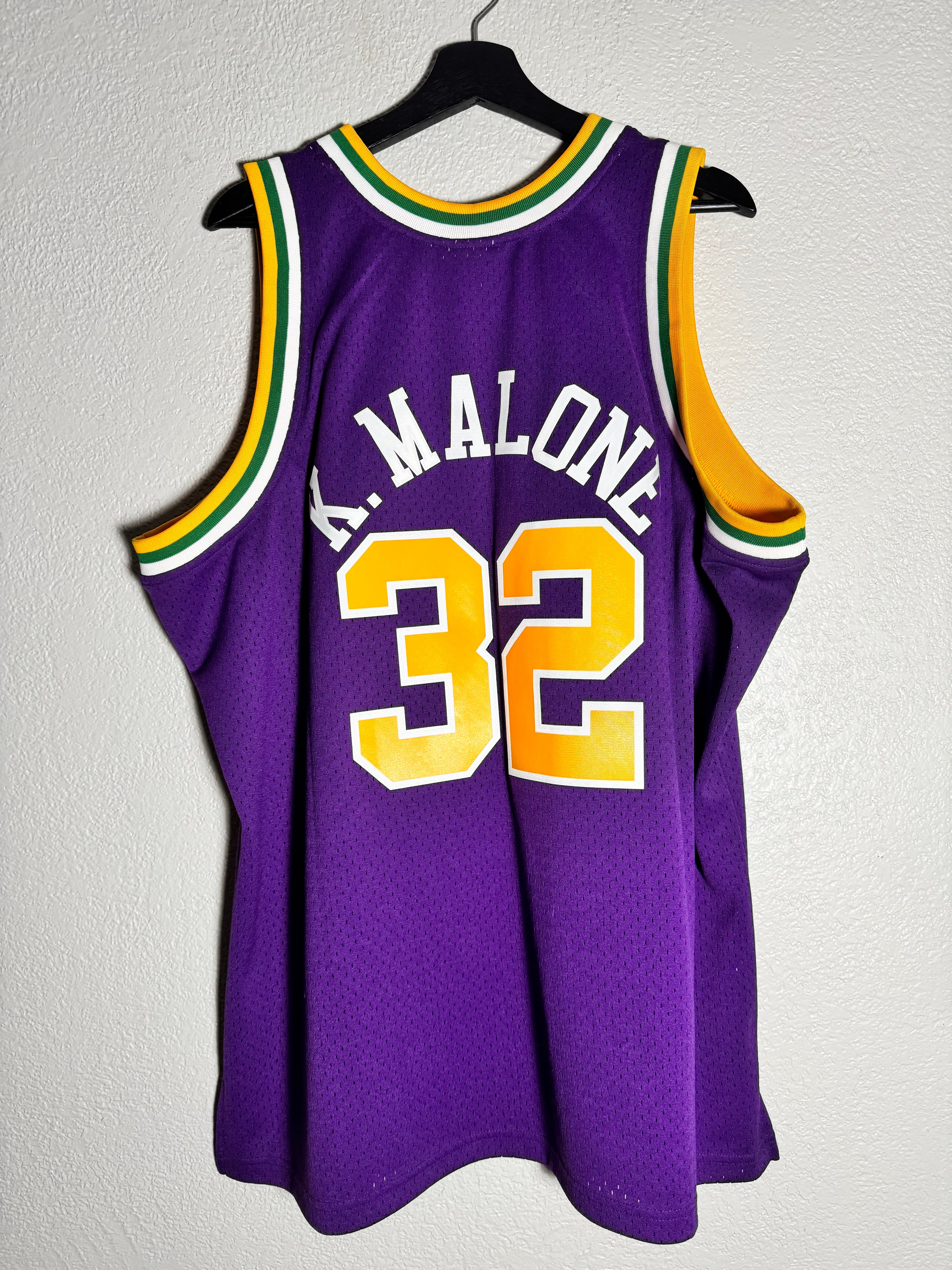 Mitchell And Ness 91-92 Hardwood Classics Karl Malone Utah Jazz Jersey XXL