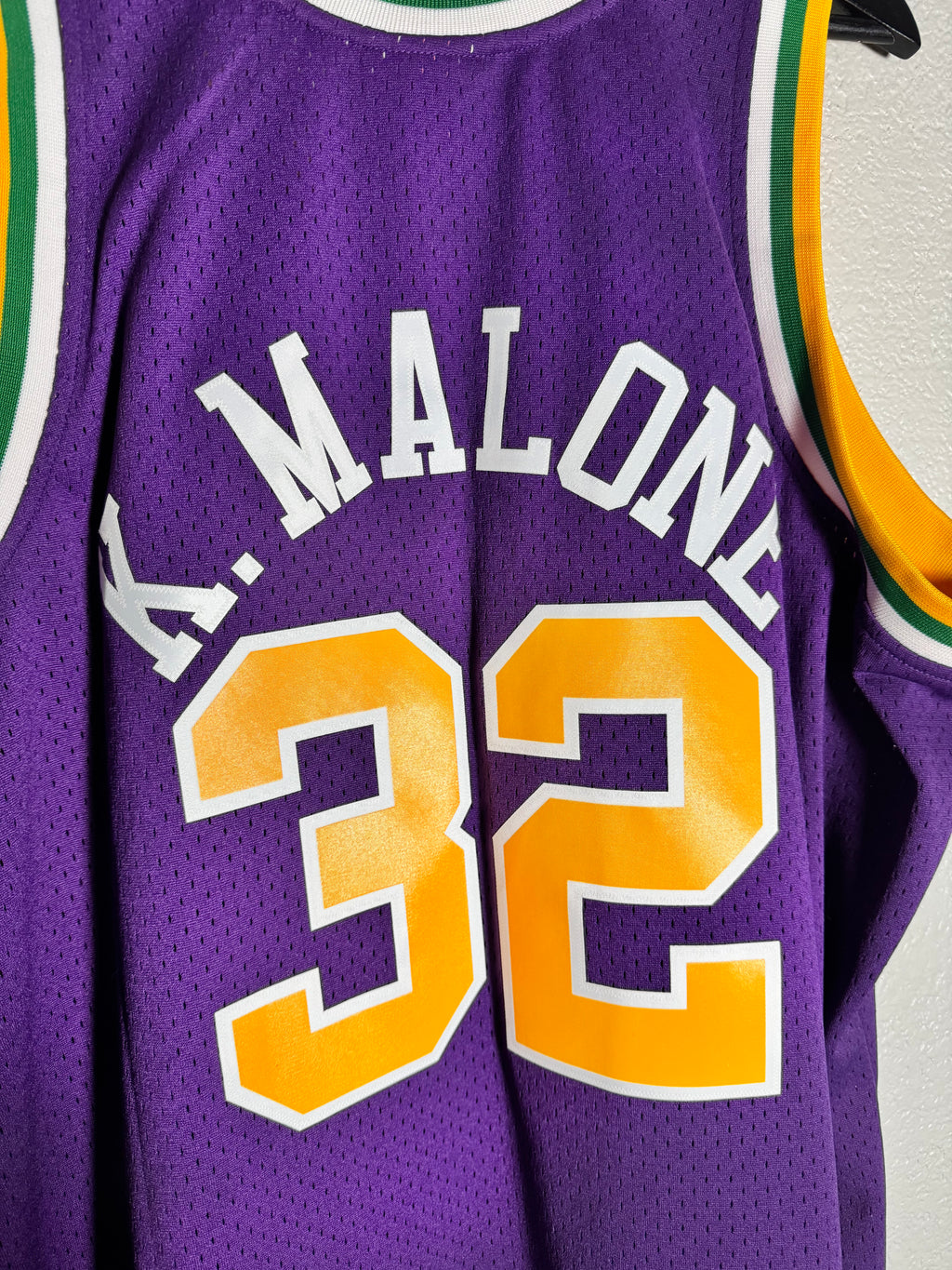 Mitchell And Ness 91-92 Hardwood Classics Karl Malone Utah Jazz Jersey XXL