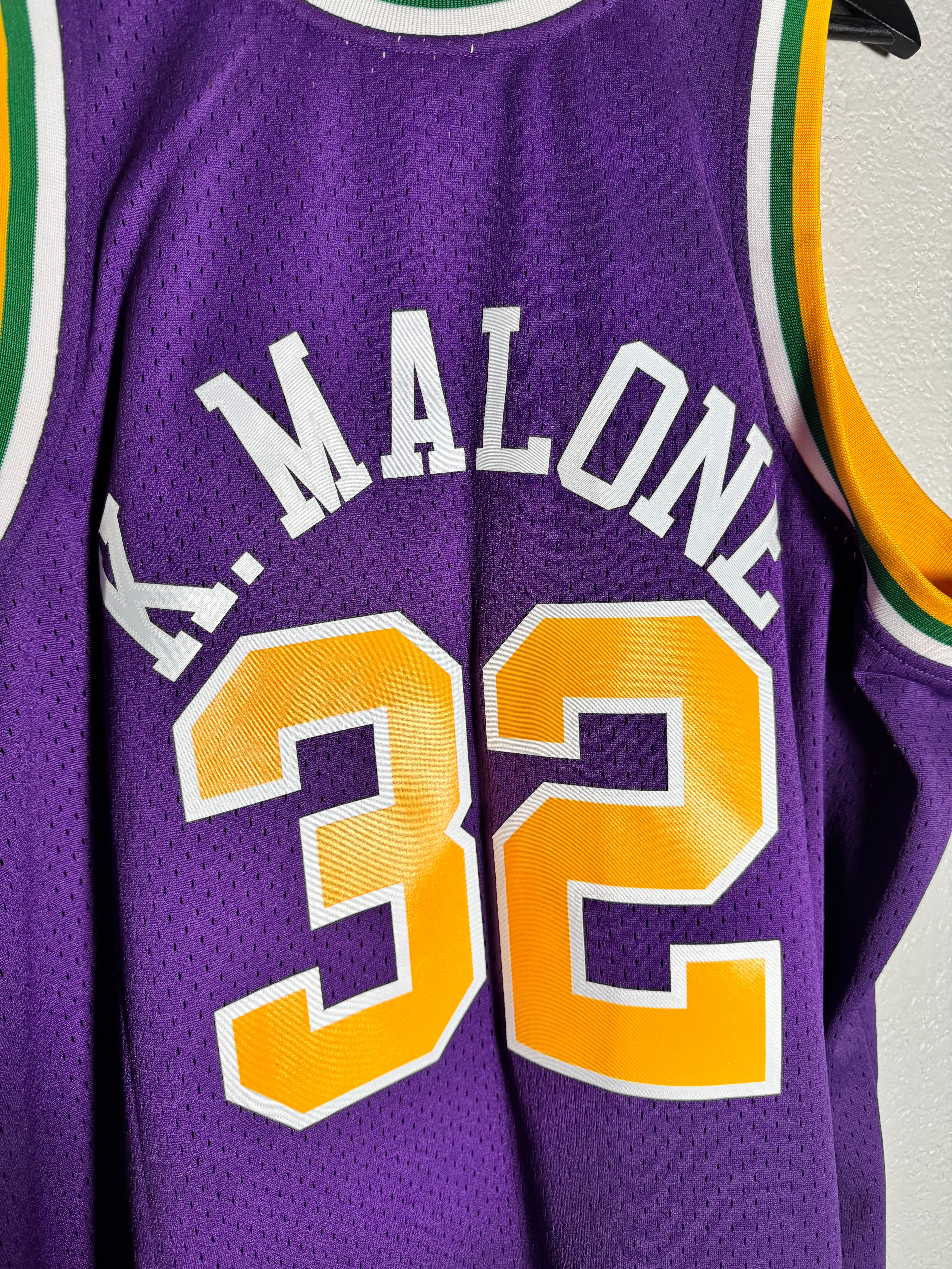 Mitchell And Ness 91-92 Hardwood Classics Karl Malone Utah Jazz Jersey XXL