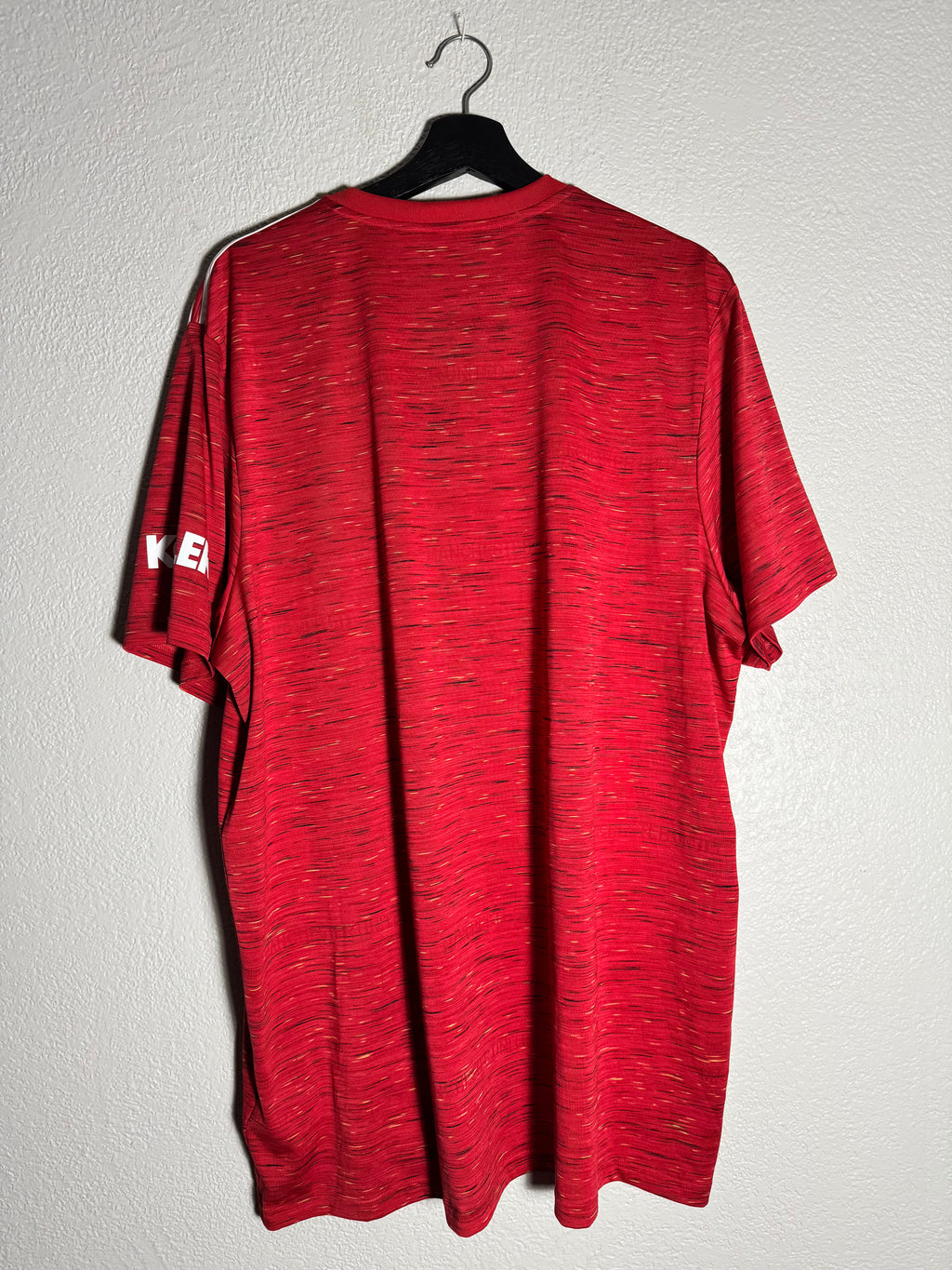 Adidas Manchester United Soccer Jersey Red Aeroready Chevrolet Size 2XL
