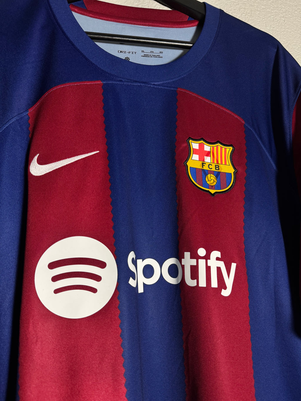 Nike BARCELONA 2023 2024 Home Football Shirt Soccer Jersey Size 3XL