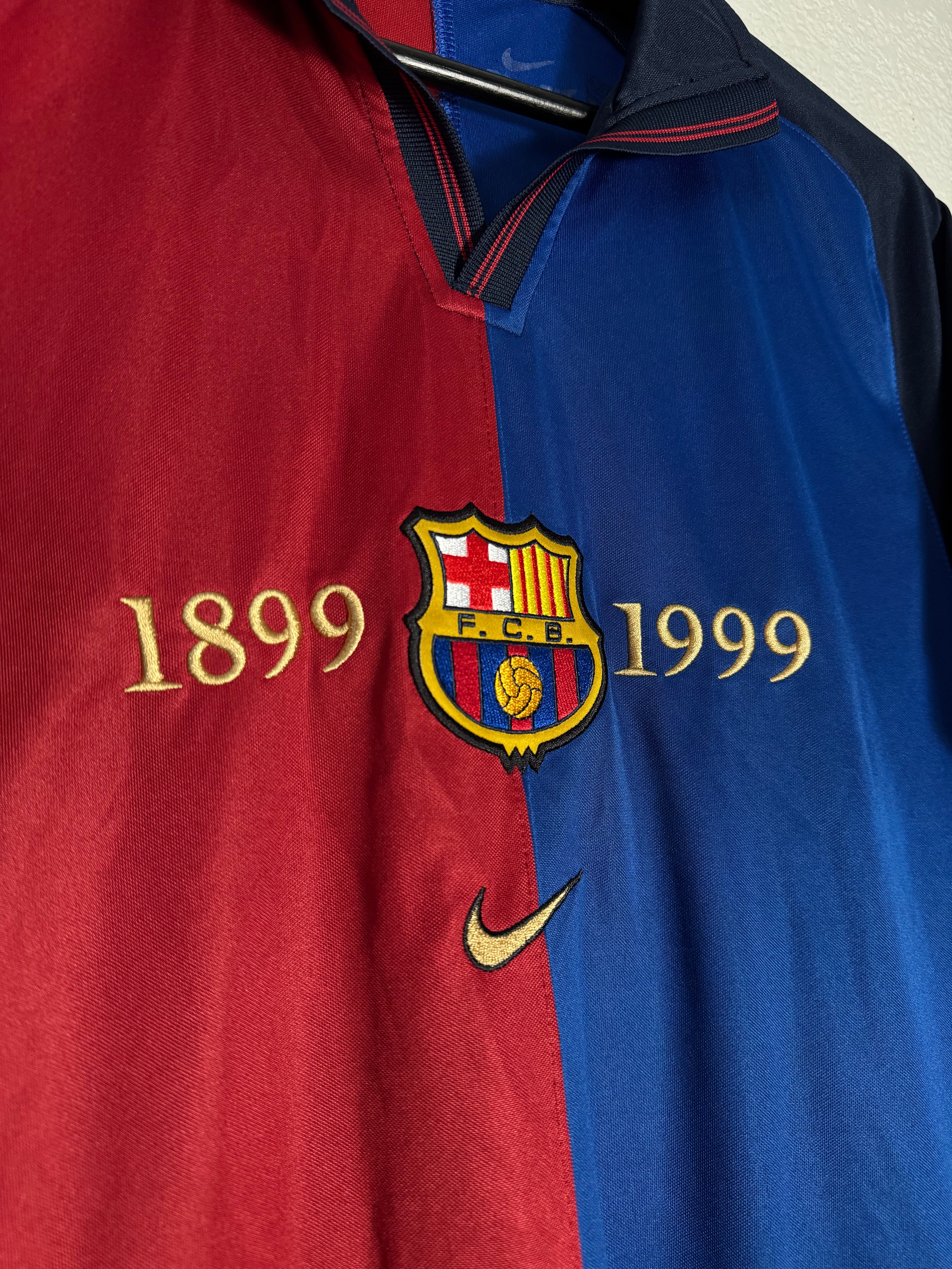 Nike Barcelona Home Jersey 1999-00 Size Small