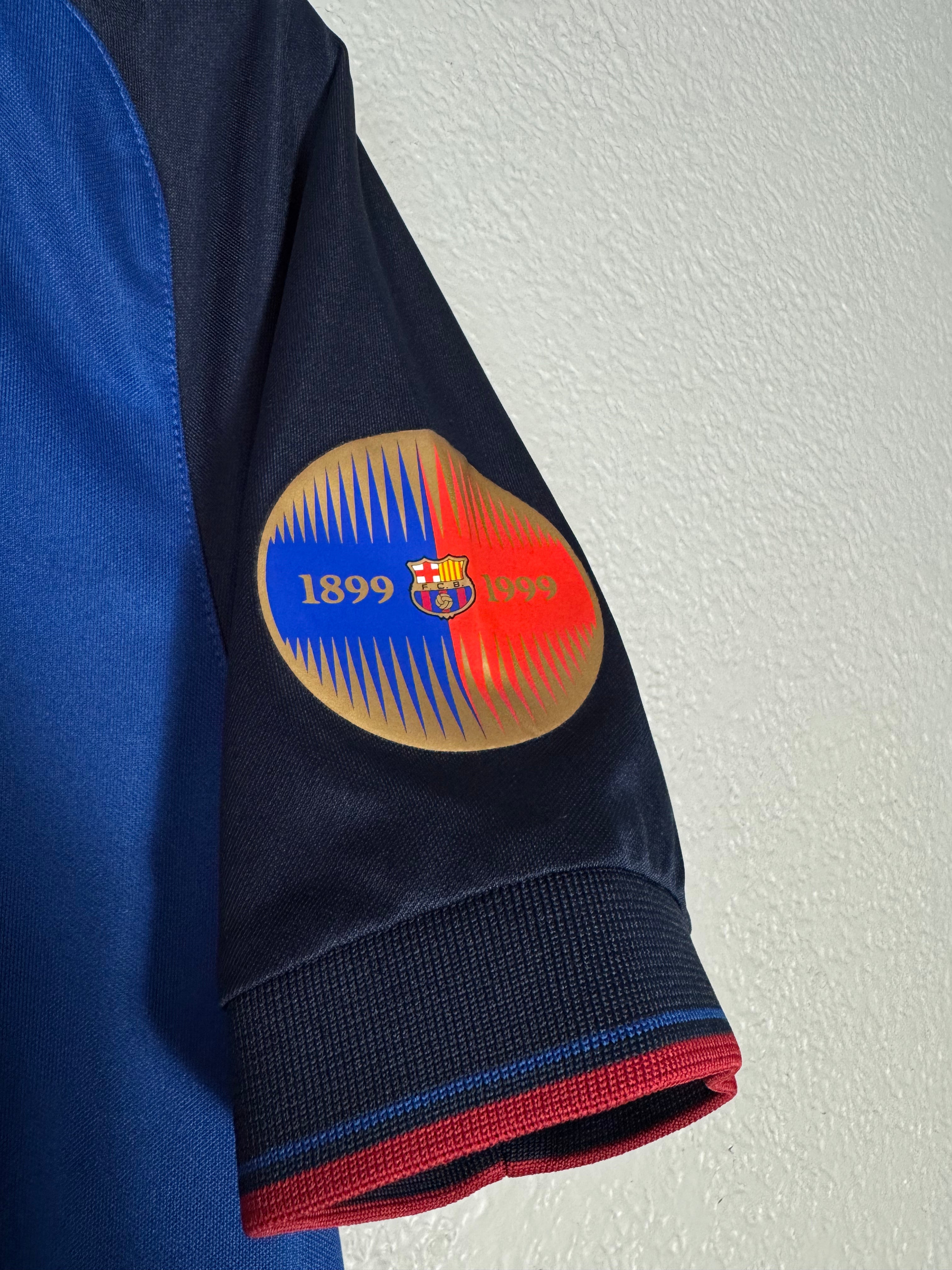 Nike Barcelona Home Jersey 1999-00 Size Small