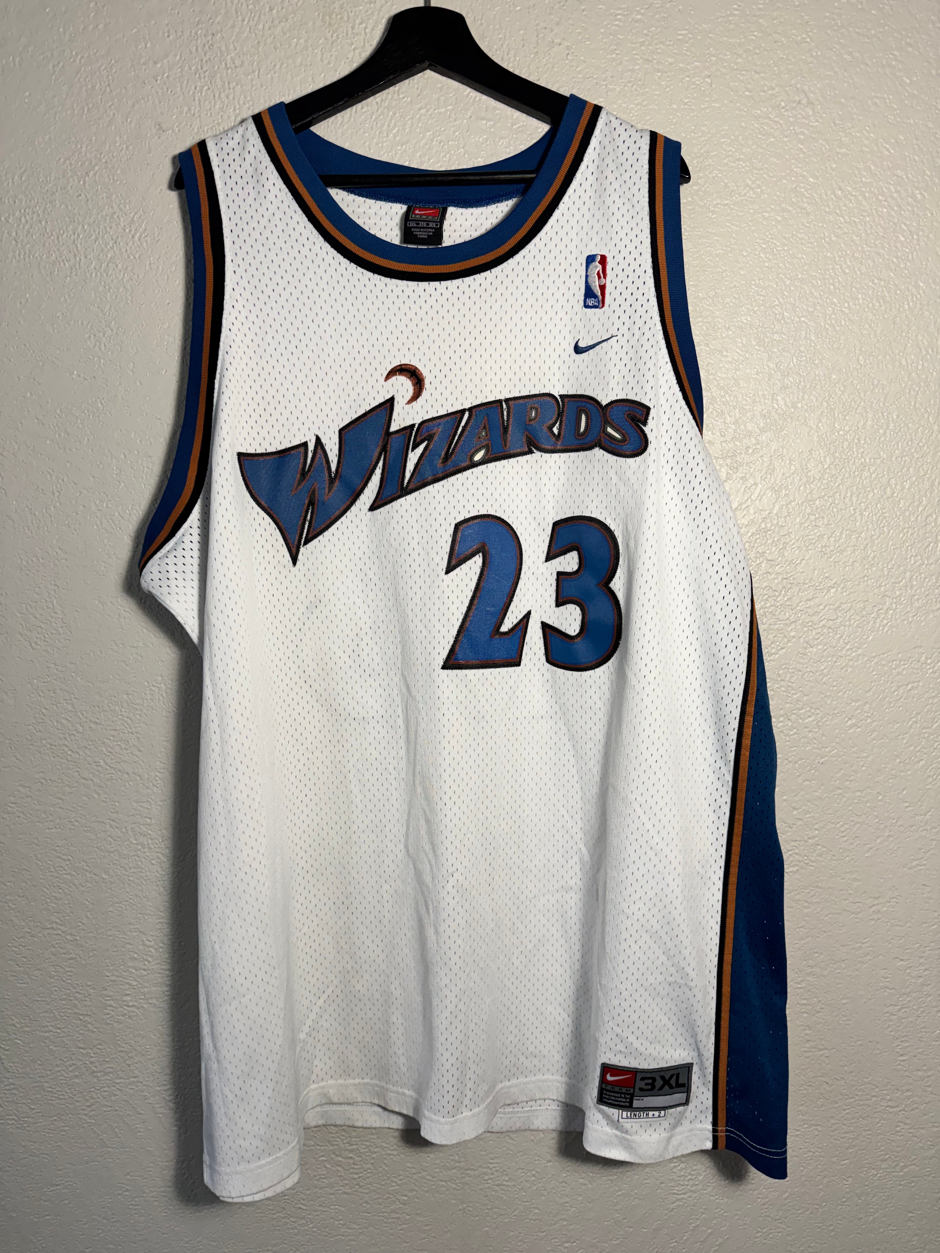Nike Vintage Michael Jordan Washington Wizards Swingman Home Jersey Size 3XL