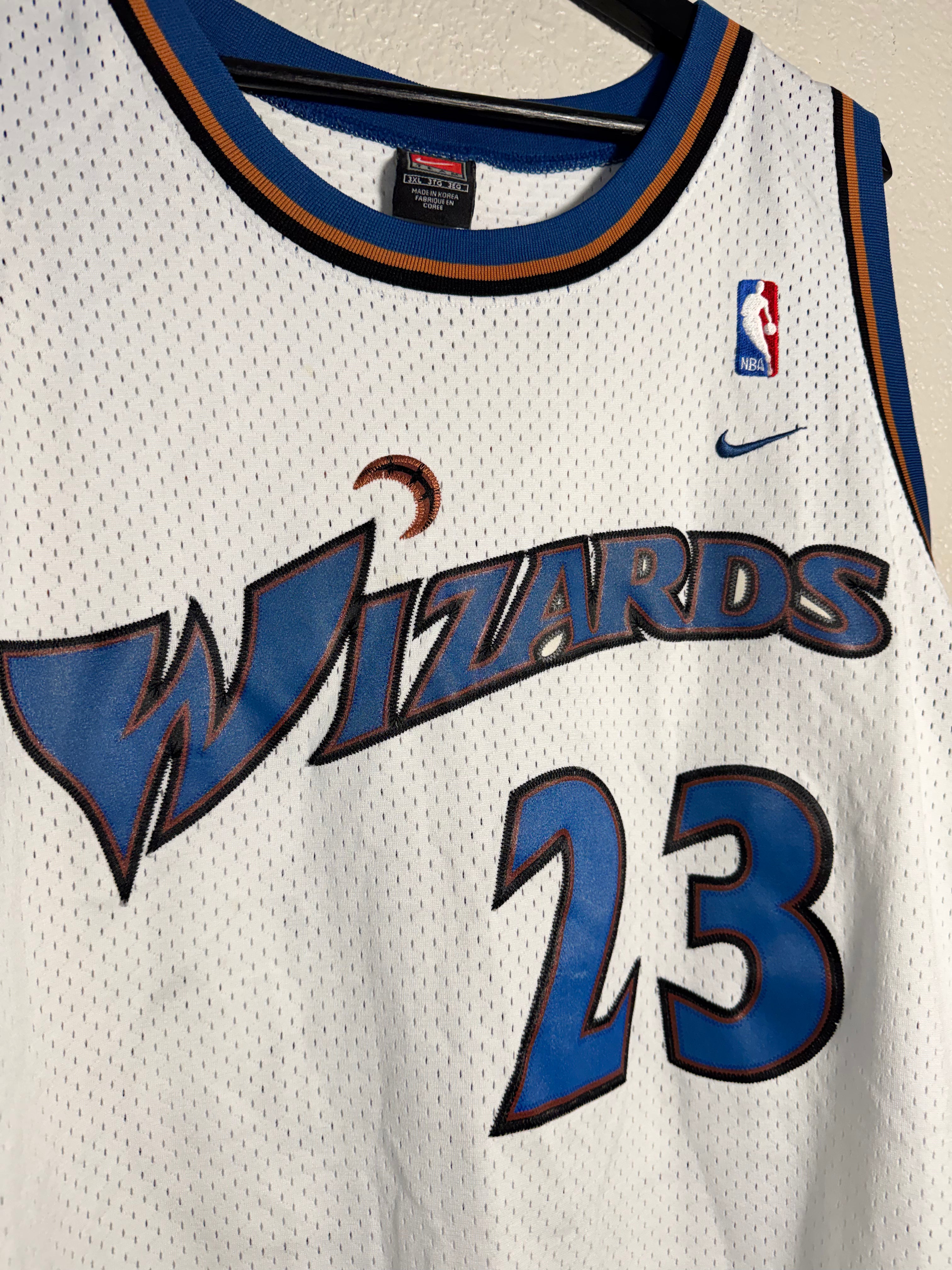 Nike Vintage Michael Jordan Washington Wizards Swingman Home Jersey Size 3XL