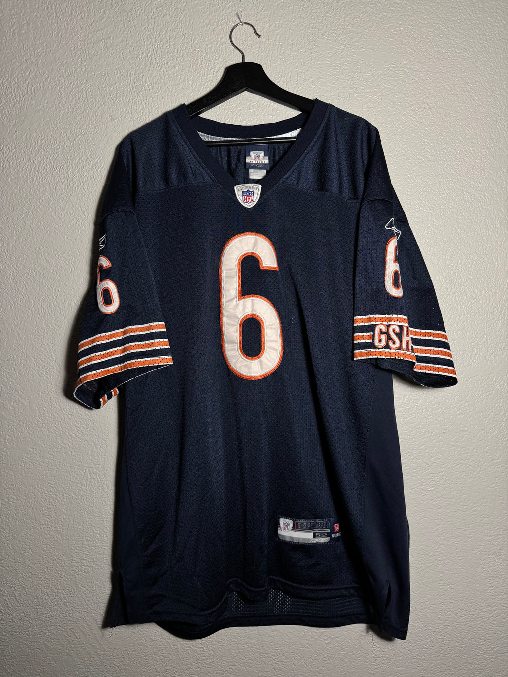 Vintage Reebok Chicago Bears Jay Cutler #6 NFL Football Jersey Size XXL