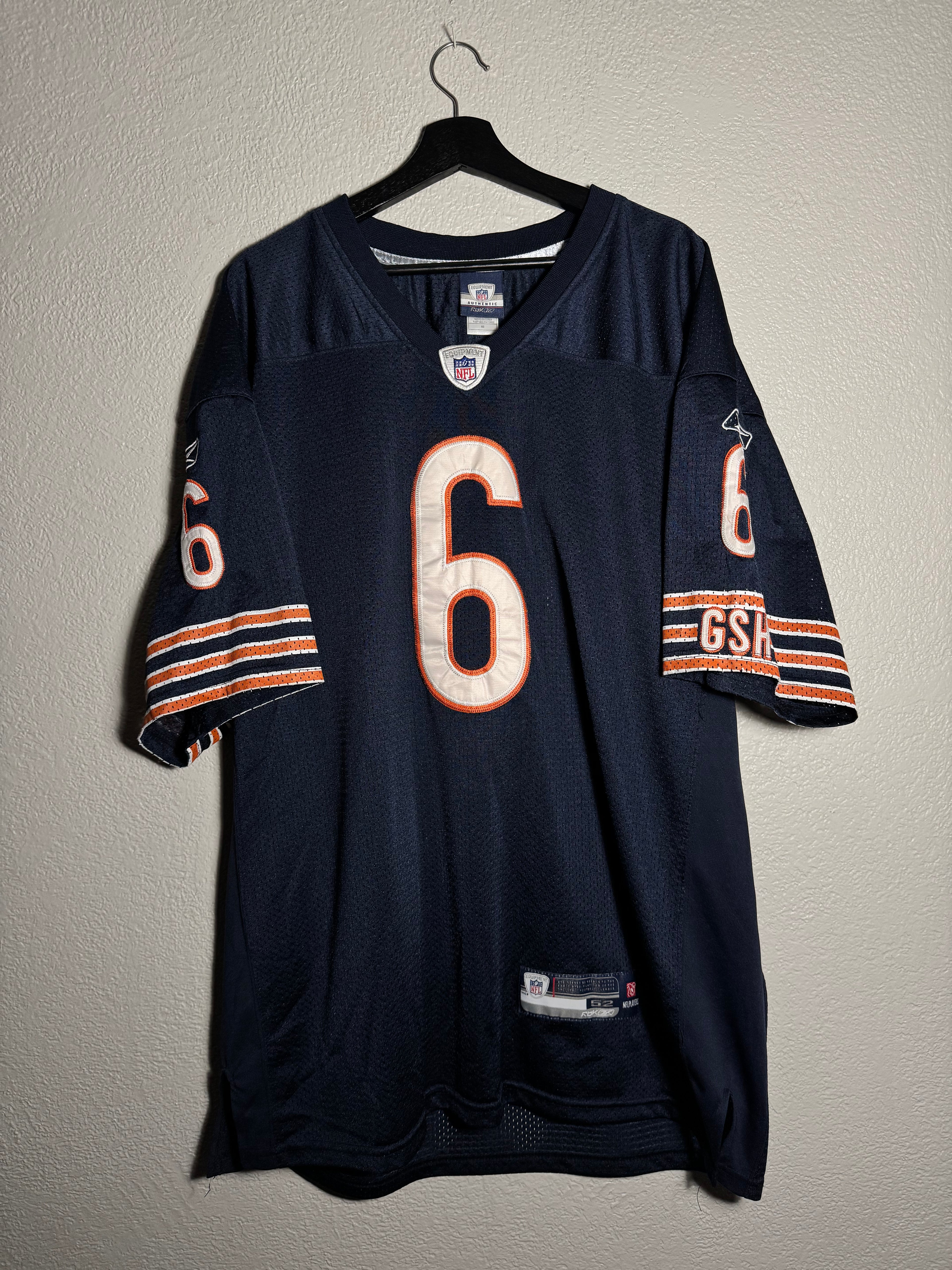 Vintage Reebok Chicago Bears Jay Cutler #6 NFL Football Jersey Size XXL