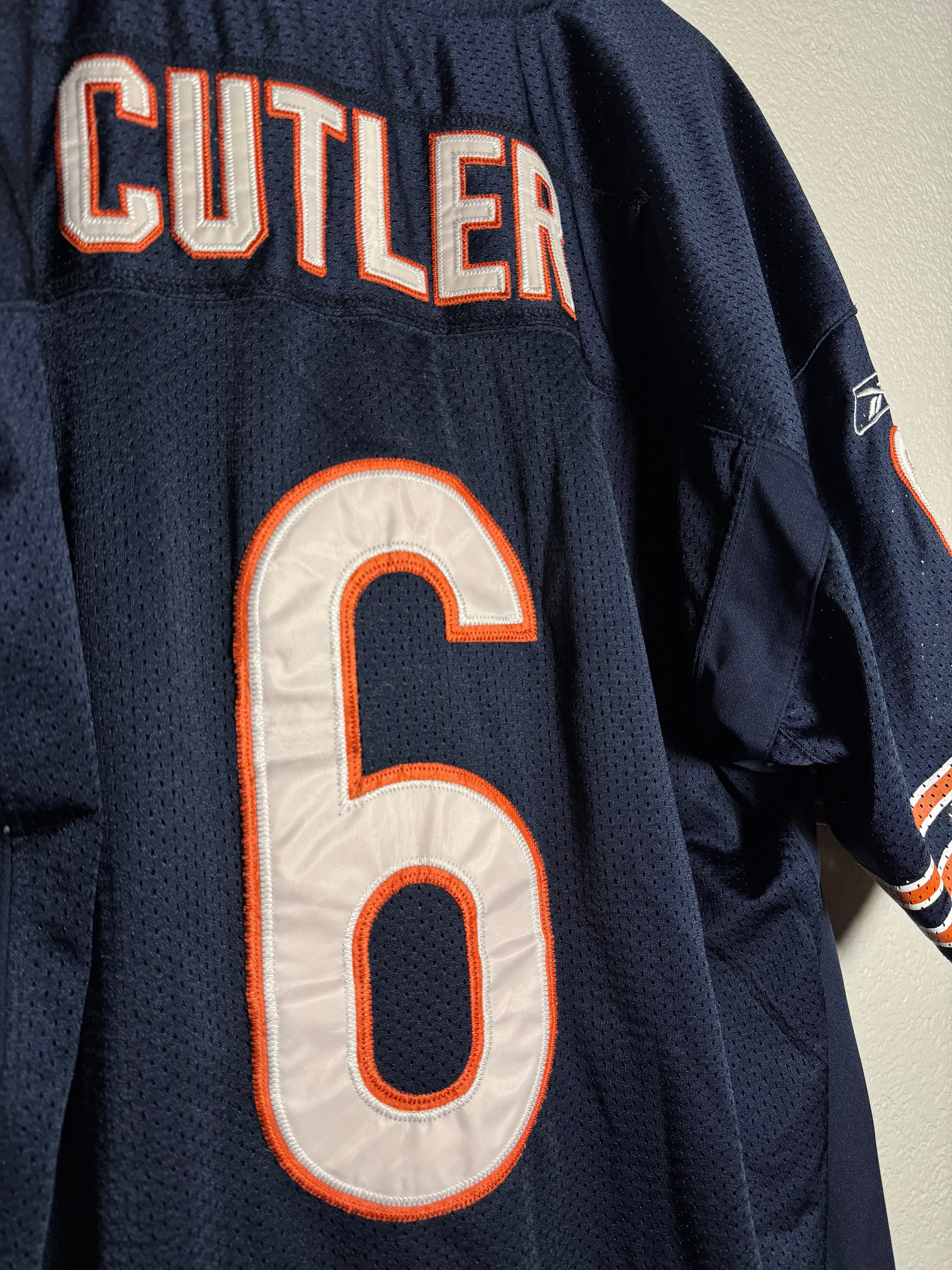 Vintage Reebok Chicago Bears Jay Cutler #6 NFL Football Jersey Size XXL