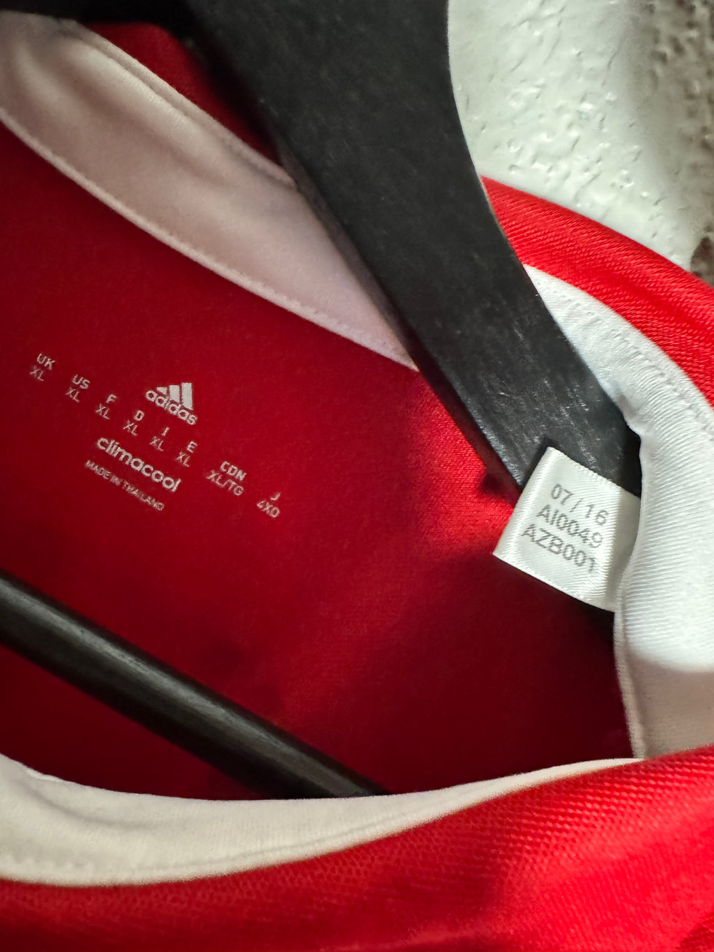 Bayern Munich 2016-17 Home Soccer Jersey Adidas Size XL