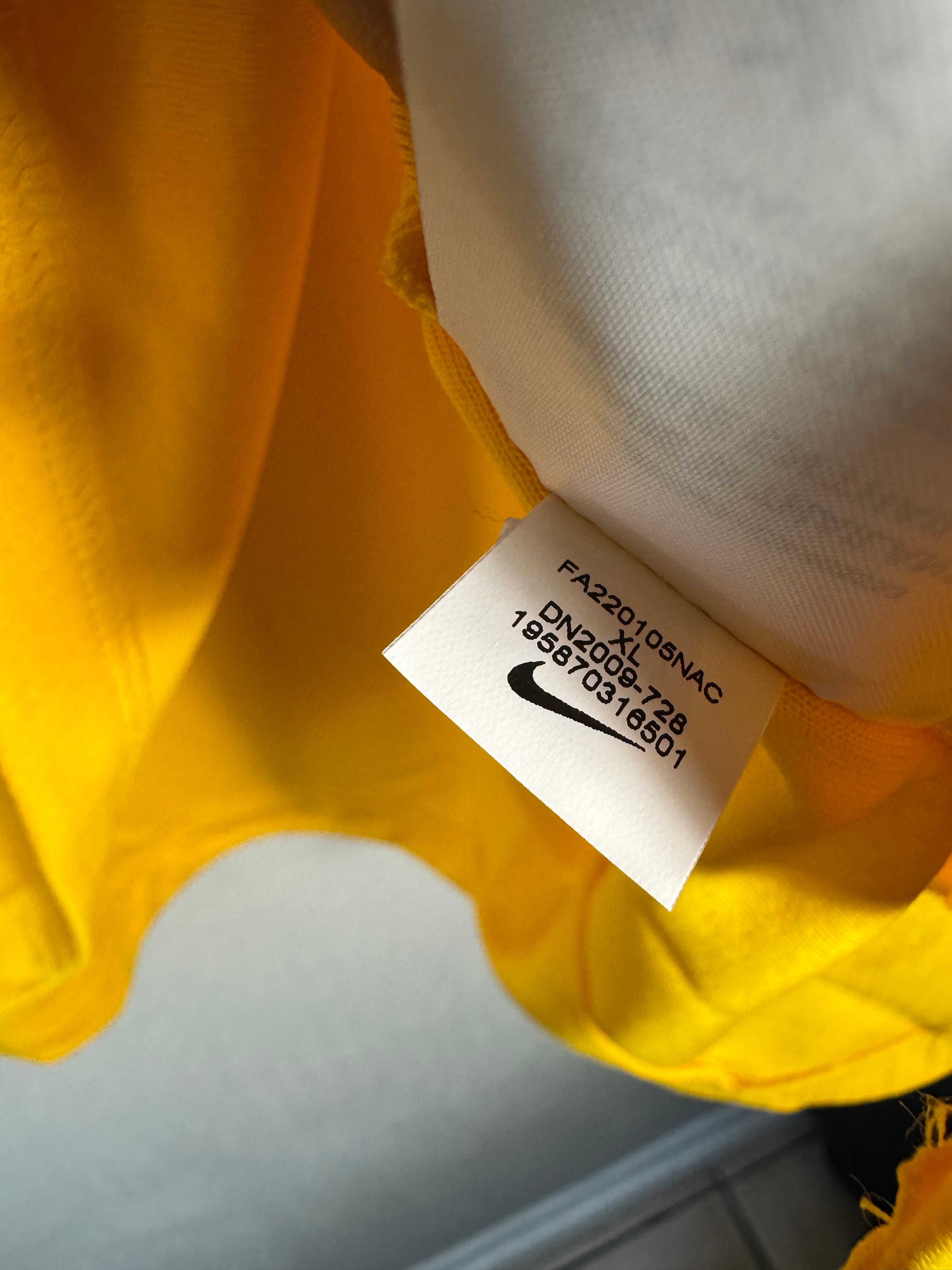 (NEW) Nike LA Lakers LeBron James Swingman Icon Edition Yellow Jersey Size XL/52