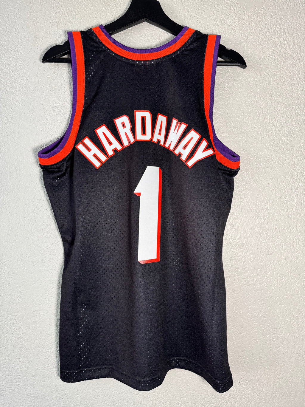 (NEW) Anfernee Penny Hardaway Phoenix Suns Black Throwback Mitchell & Ness Jersey Size Medium
