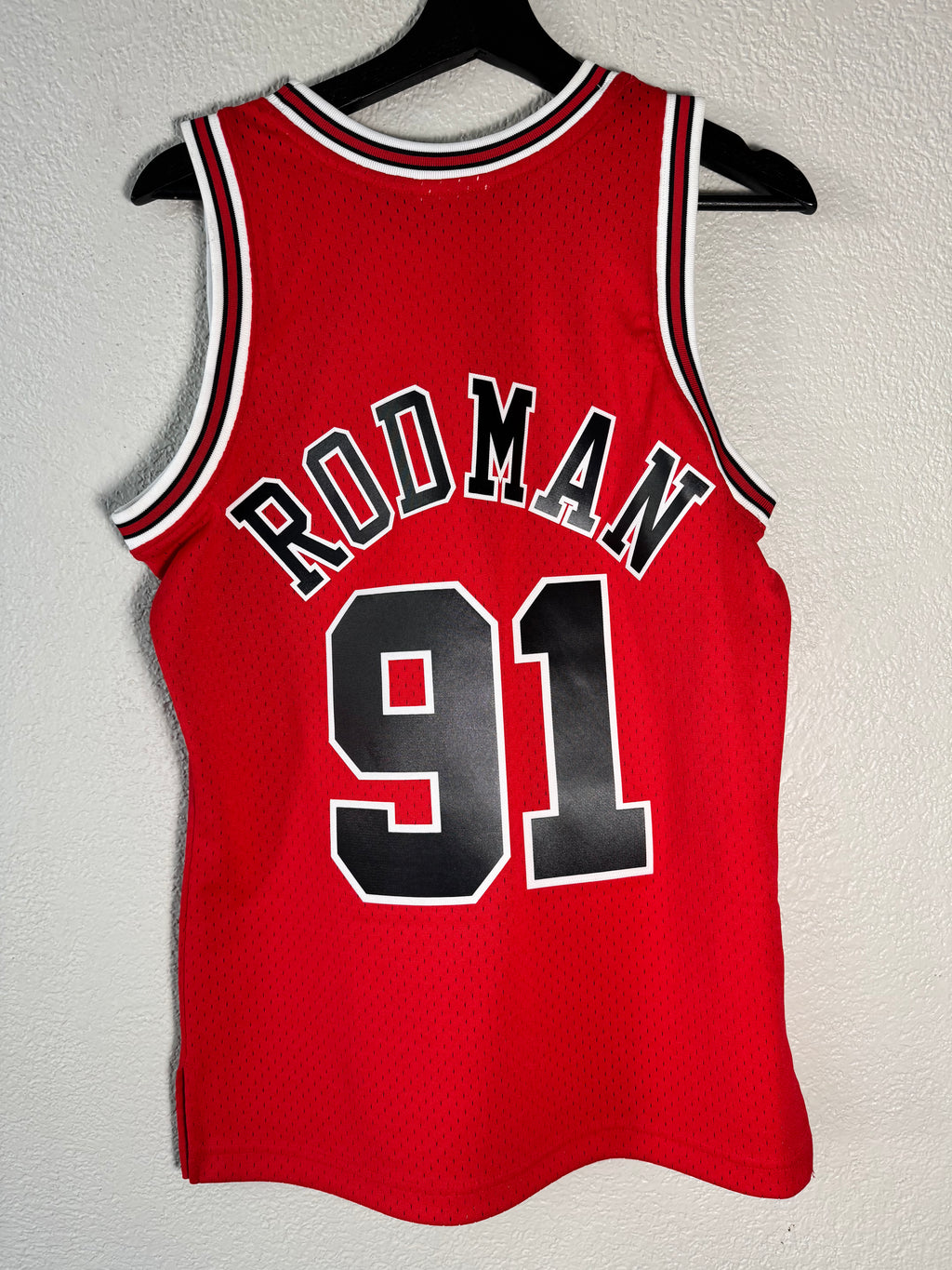 (NEW) Mitchell & Ness Chicago Bulls Dennis Rodman 91 1997-98 NBA Swingman Jersey Size Small