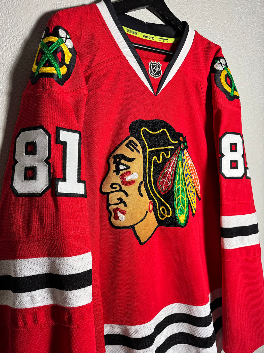 Reebok Chicago Blackhawks Authentic Marián Hossa Jersey Size 54 (XXL)