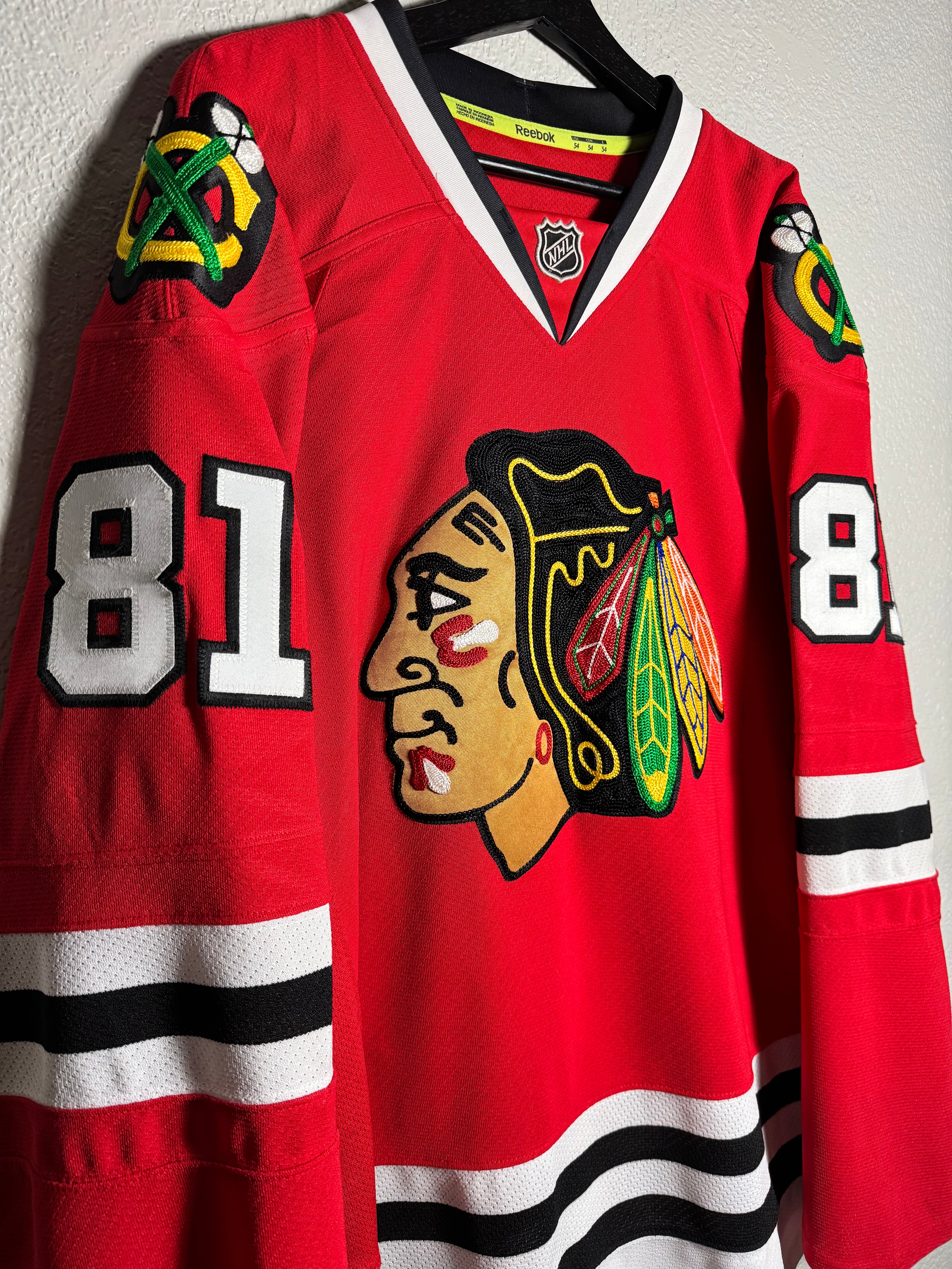 Reebok Chicago Blackhawks Authentic Marián Hossa Jersey Size 54 (XXL)