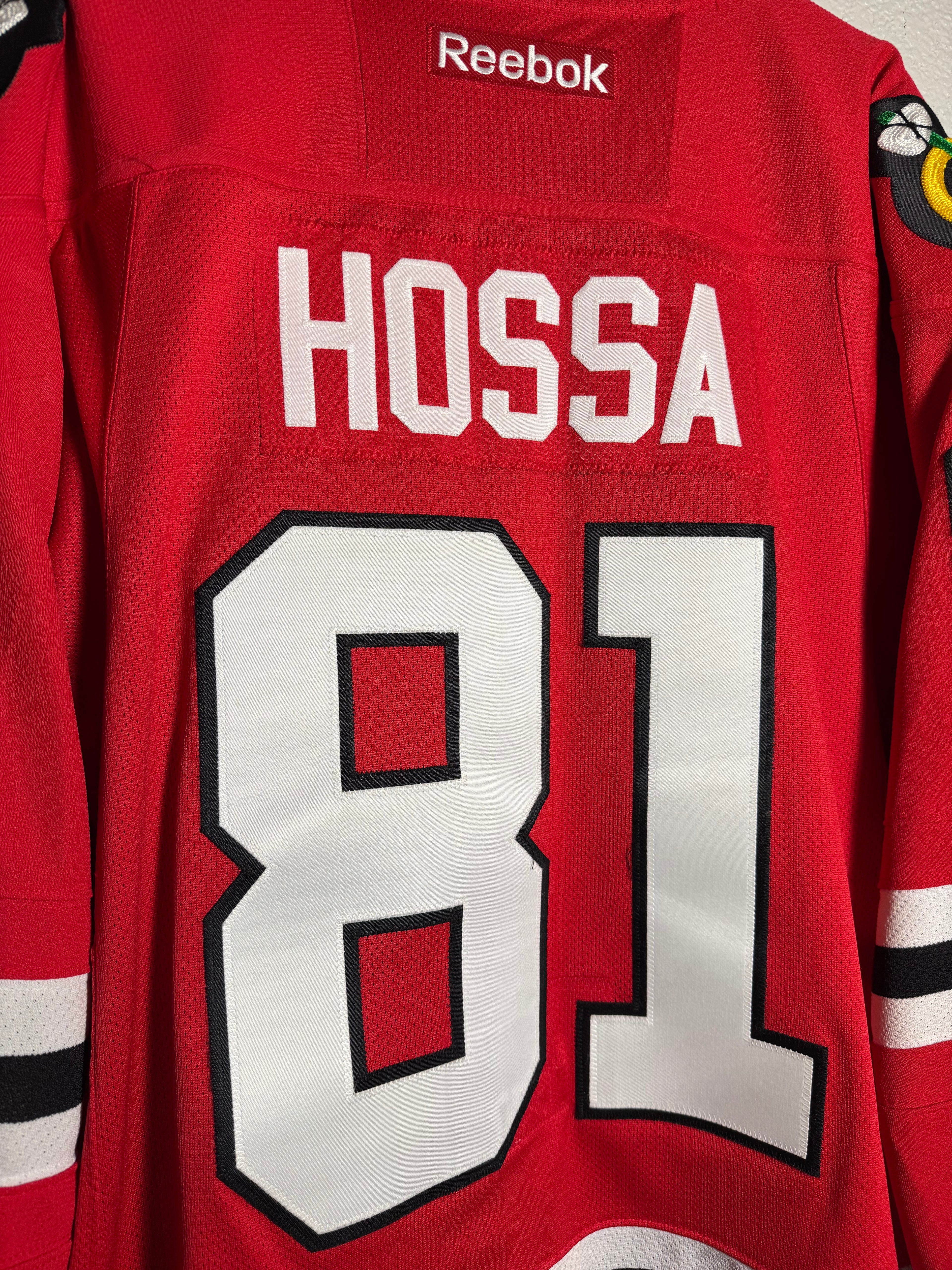 Reebok Chicago Blackhawks Authentic Marián Hossa Jersey Size 54 (XXL)