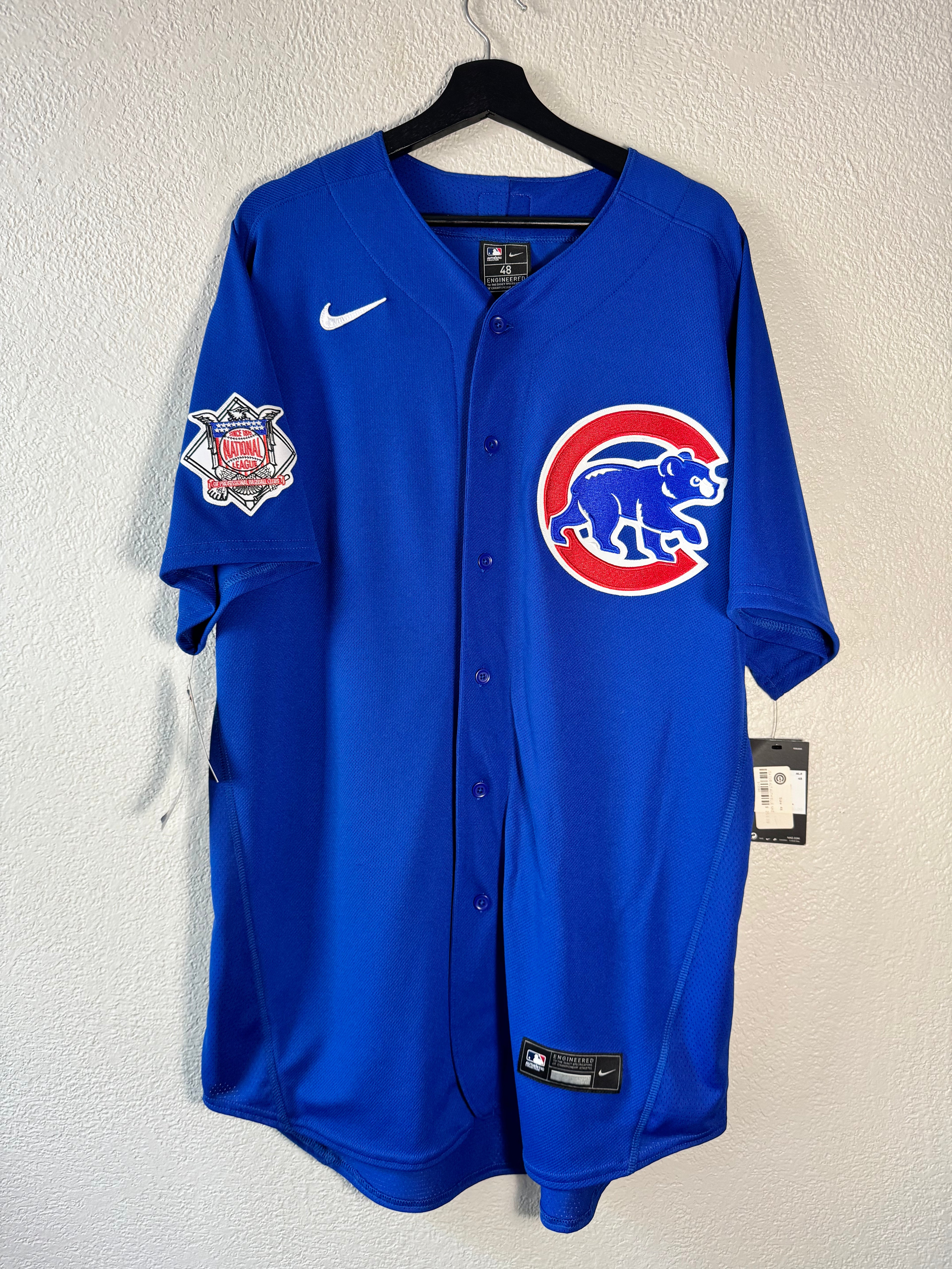 (NEW) Nike Chicago Cubs Flex Base Alternate Blue Jersey Men  48/XL