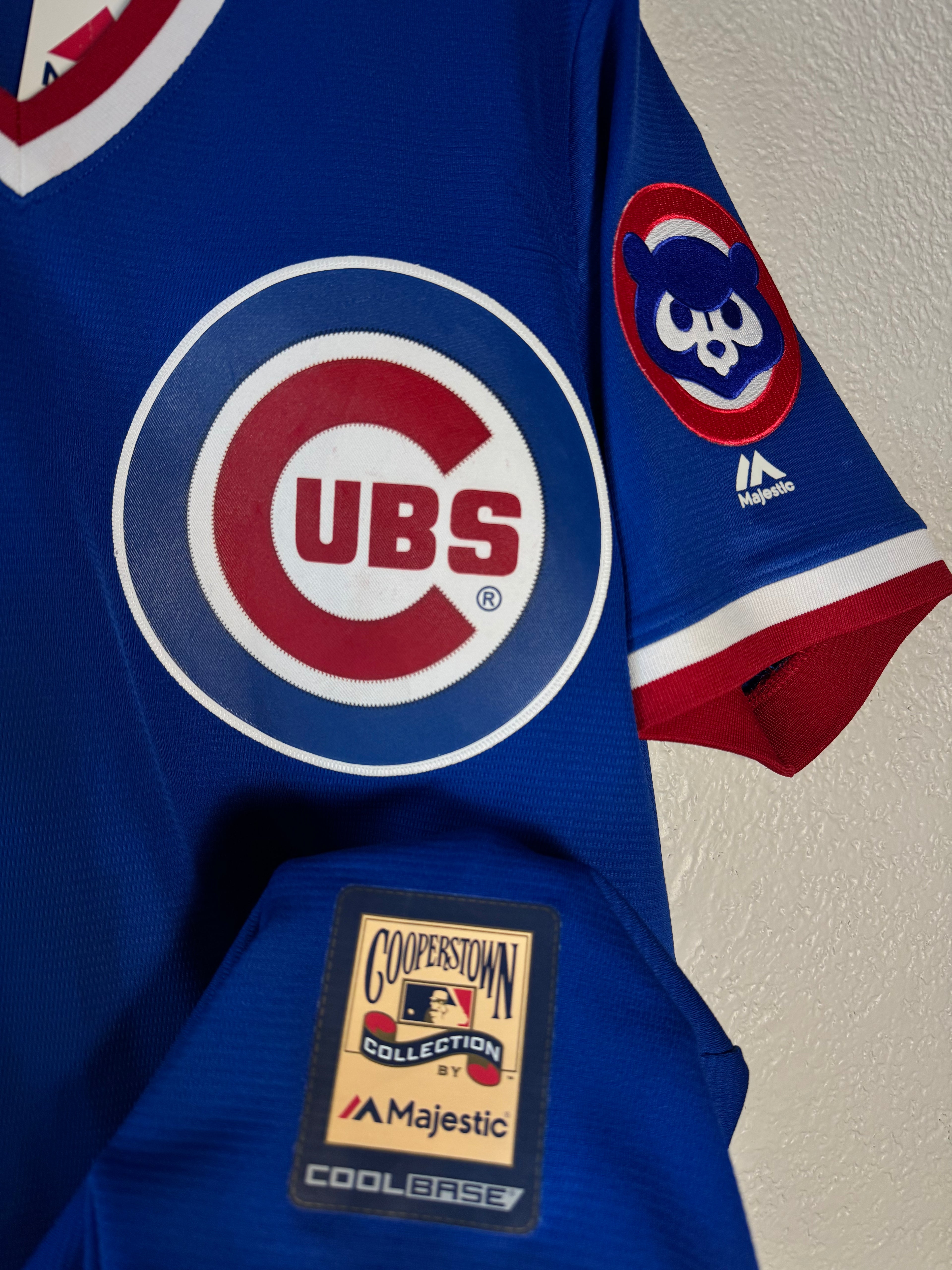 (NEW) Chicago Cubs 2016 Majestic Frank Schwindel Jersey Size Small
