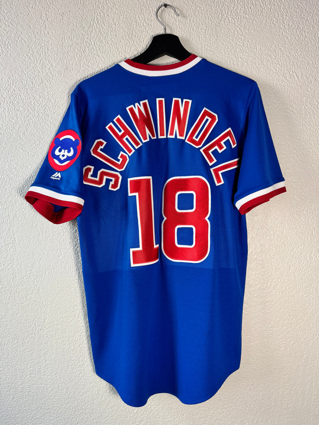 (NEW) Chicago Cubs 2016 Majestic Frank Schwindel Jersey Size Small