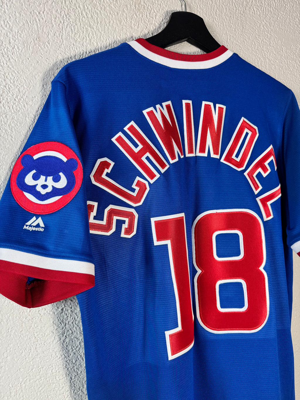 (NEW) Chicago Cubs 2016 Majestic Frank Schwindel Jersey Size Small