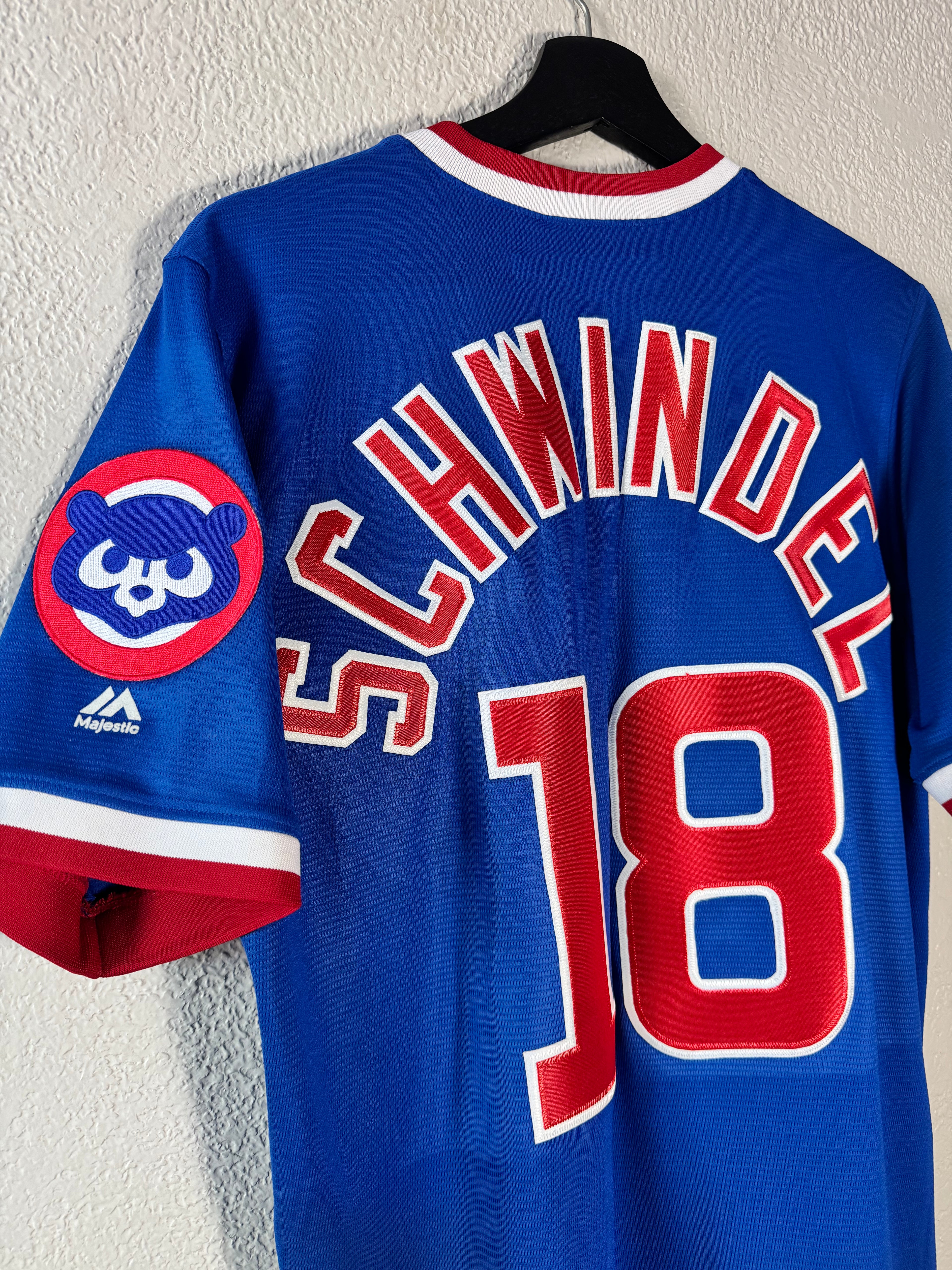 (NEW) Chicago Cubs 2016 Majestic Frank Schwindel Jersey Size Small