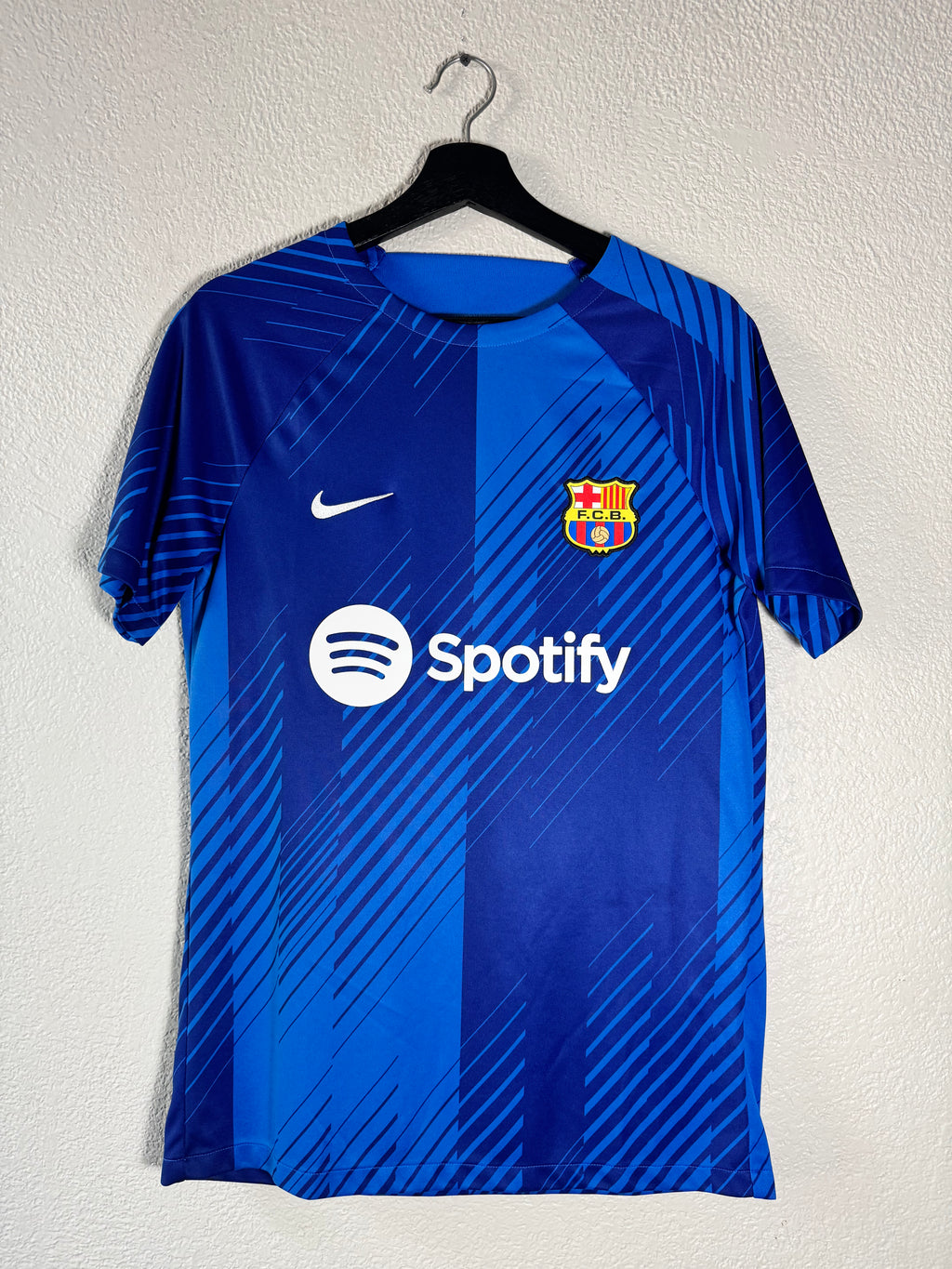 Nike FC Barcelona 2023/24 Prematch Home Soccer Jersey Size Large