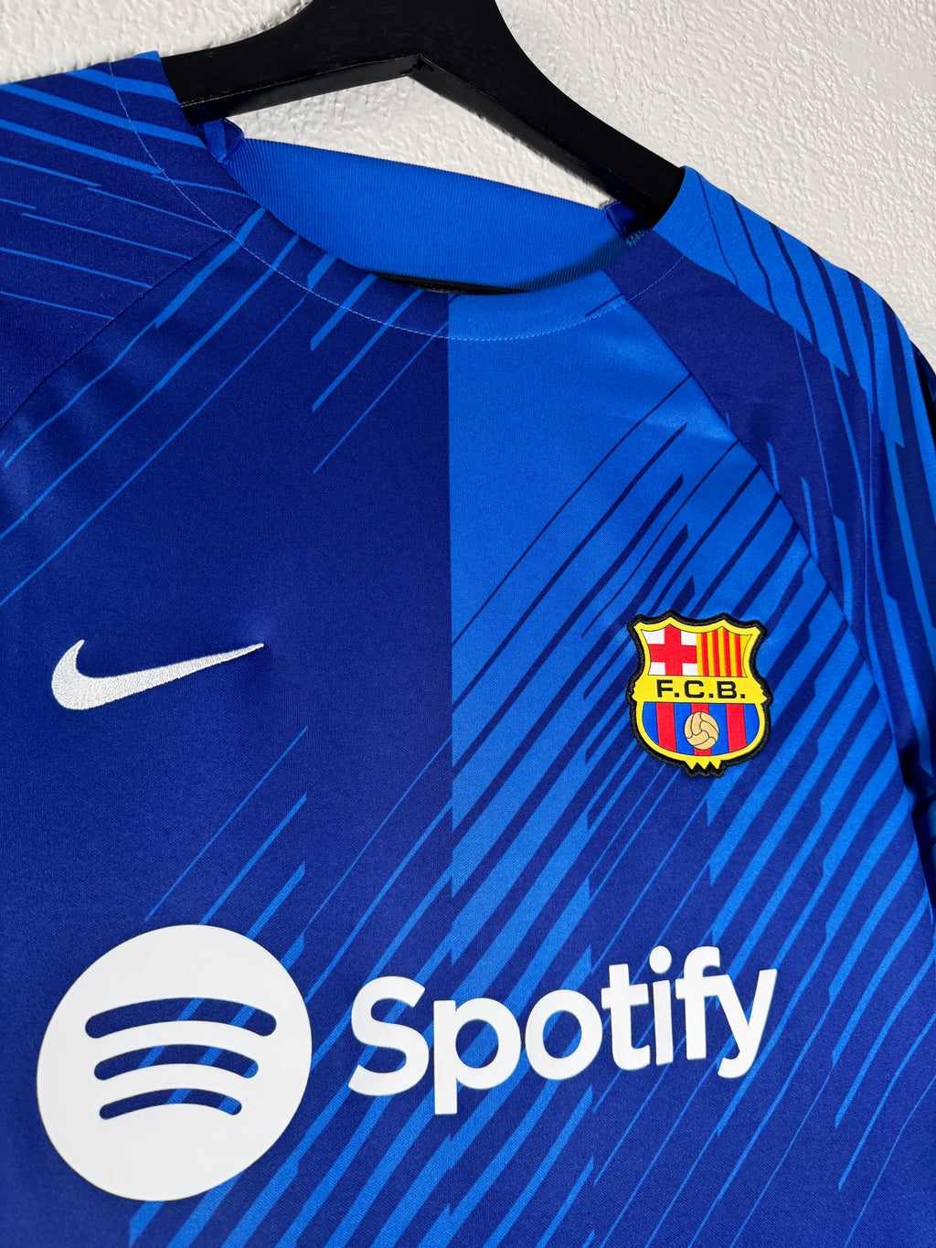 Nike FC Barcelona 2023/24 Prematch Home Soccer Jersey Size Large