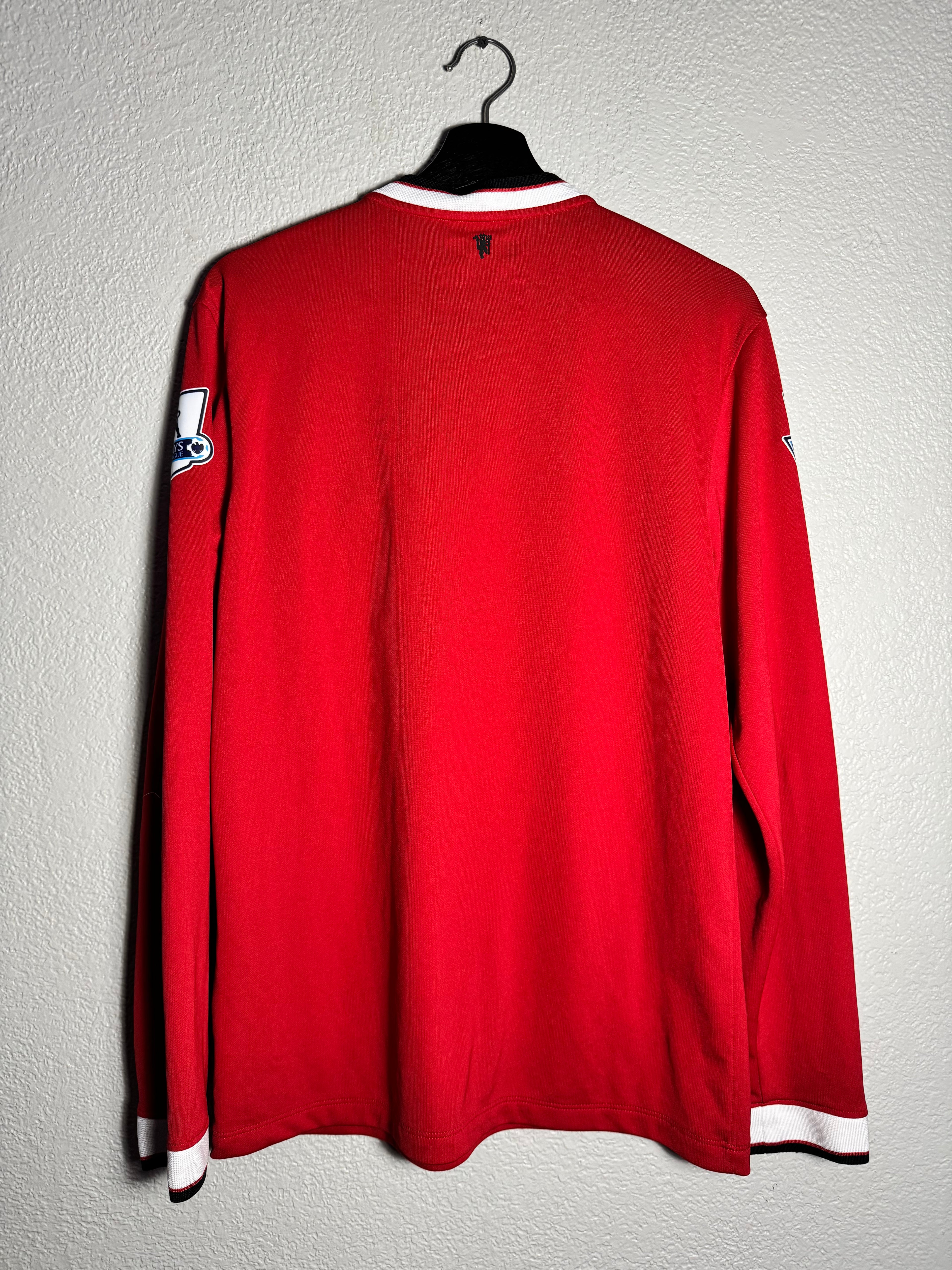 Nike 2014-2015 Manchester United Red Jersey Long Sleeve Size M