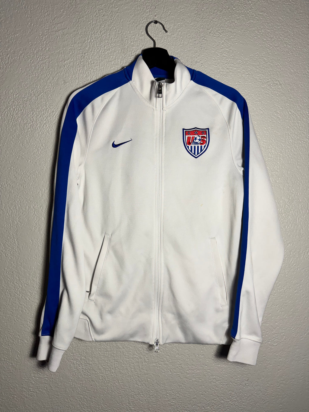 Nike USA Soccer National Team Jacket Soccer Track Warm-Up Zip-Up Size Small