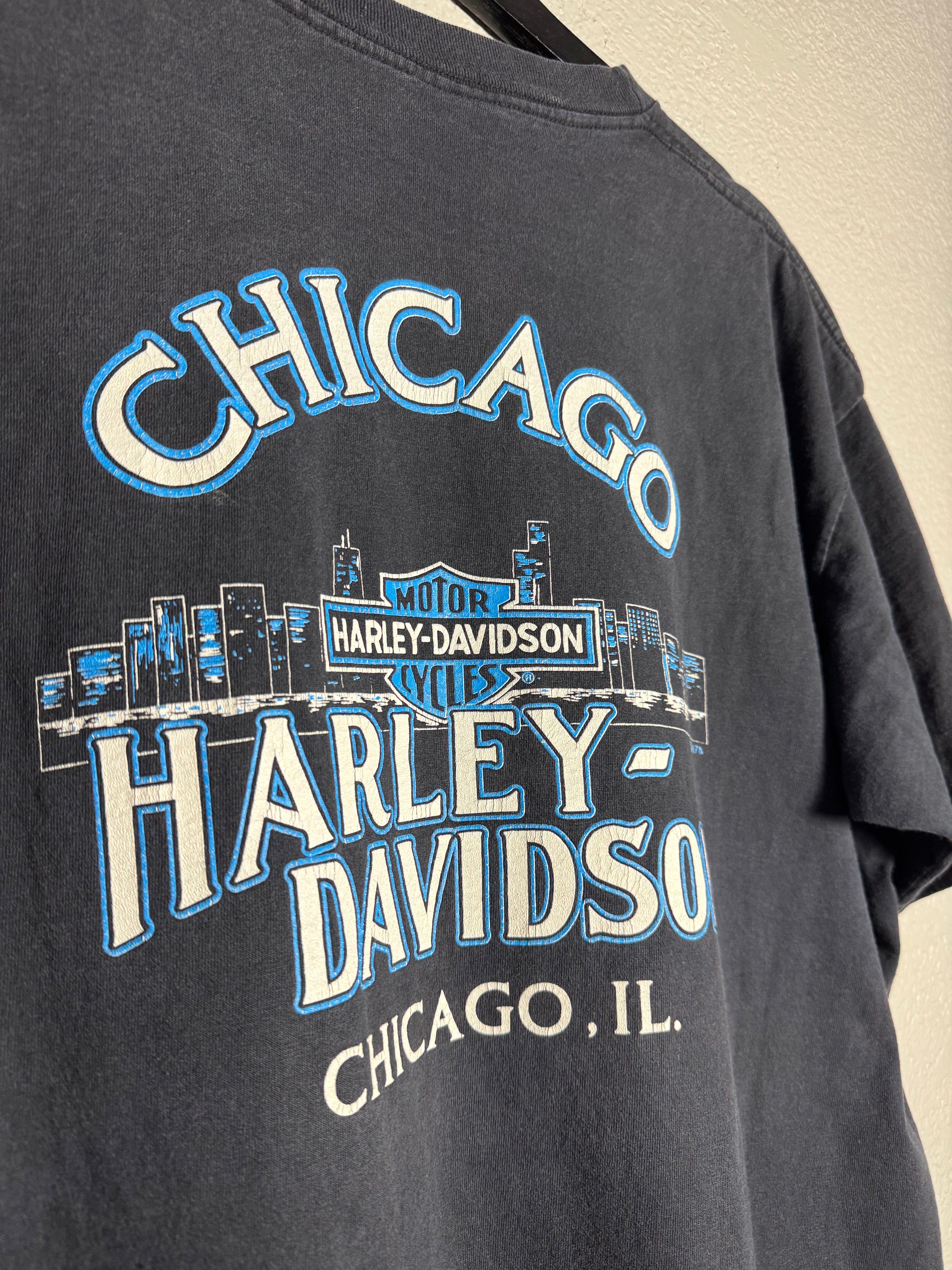 Vintage Harley Davidson Chicago IL Shirt Size XL