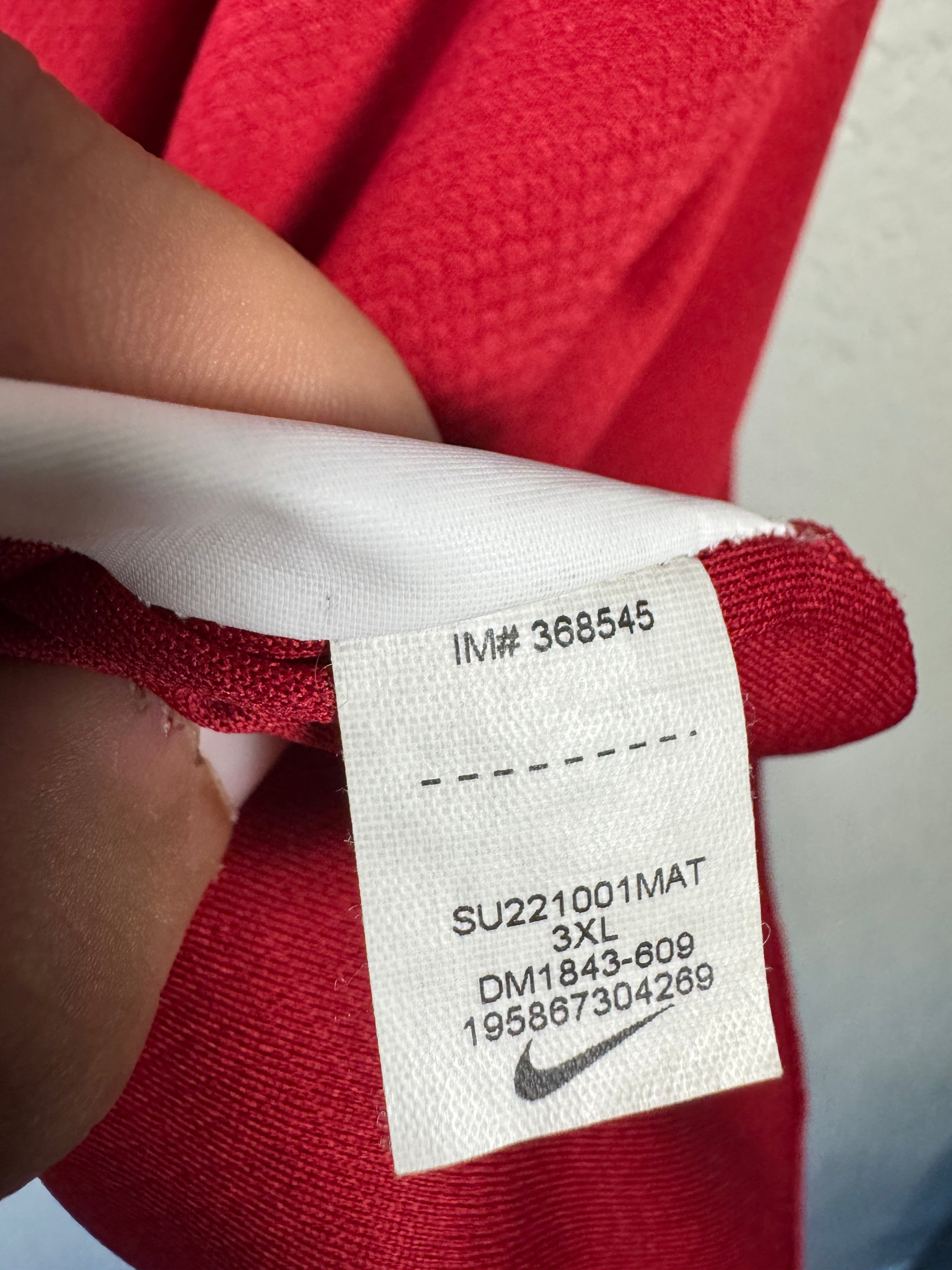 Nike Liverpool 2022/23 Home Jersey Size 3XL