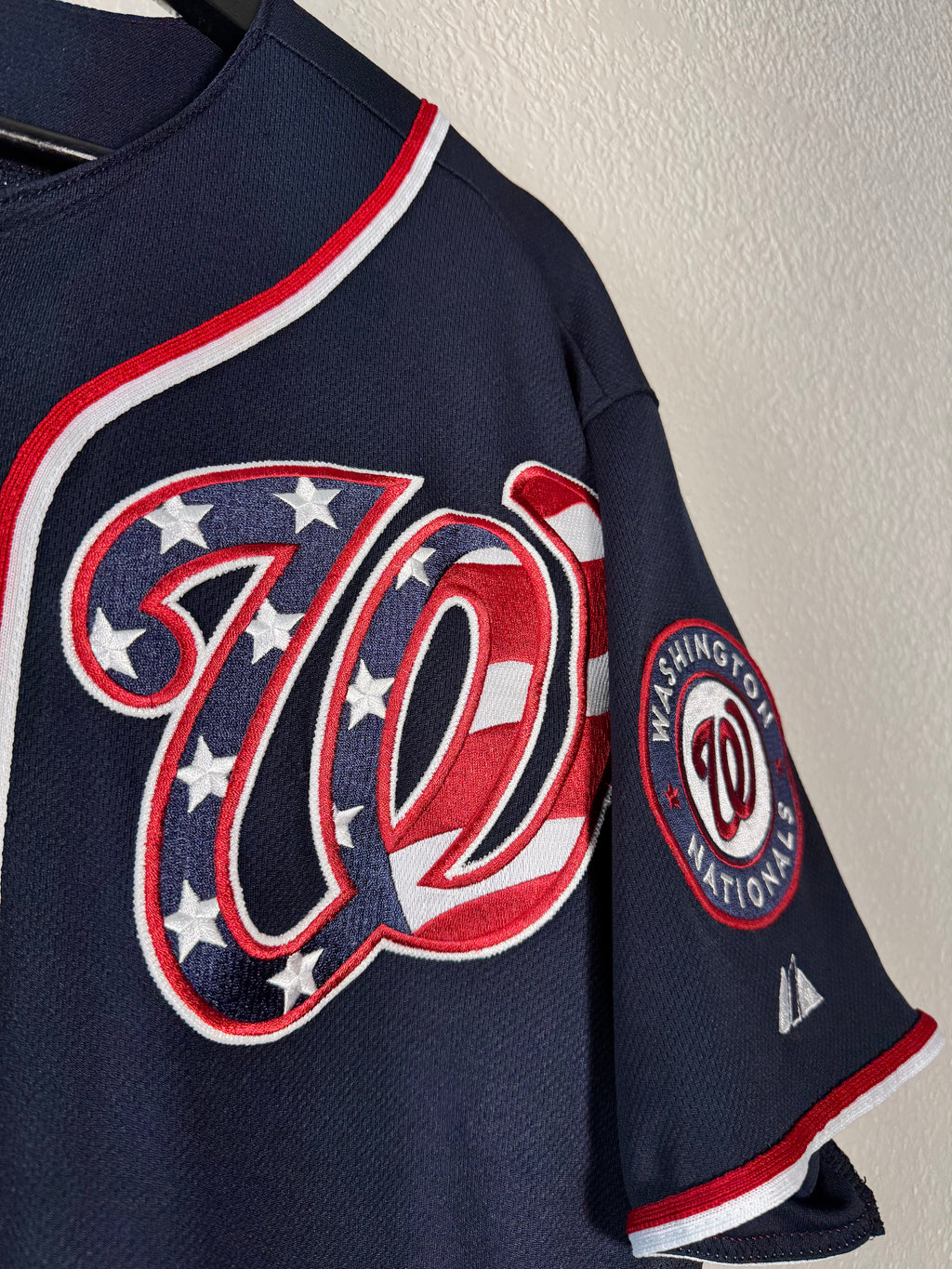 BRYCE HARPER AUTHENTIC MAJESTIC COOL BASE WASHINGTON NATIONALS JERSEY SIZE 44 (Large)